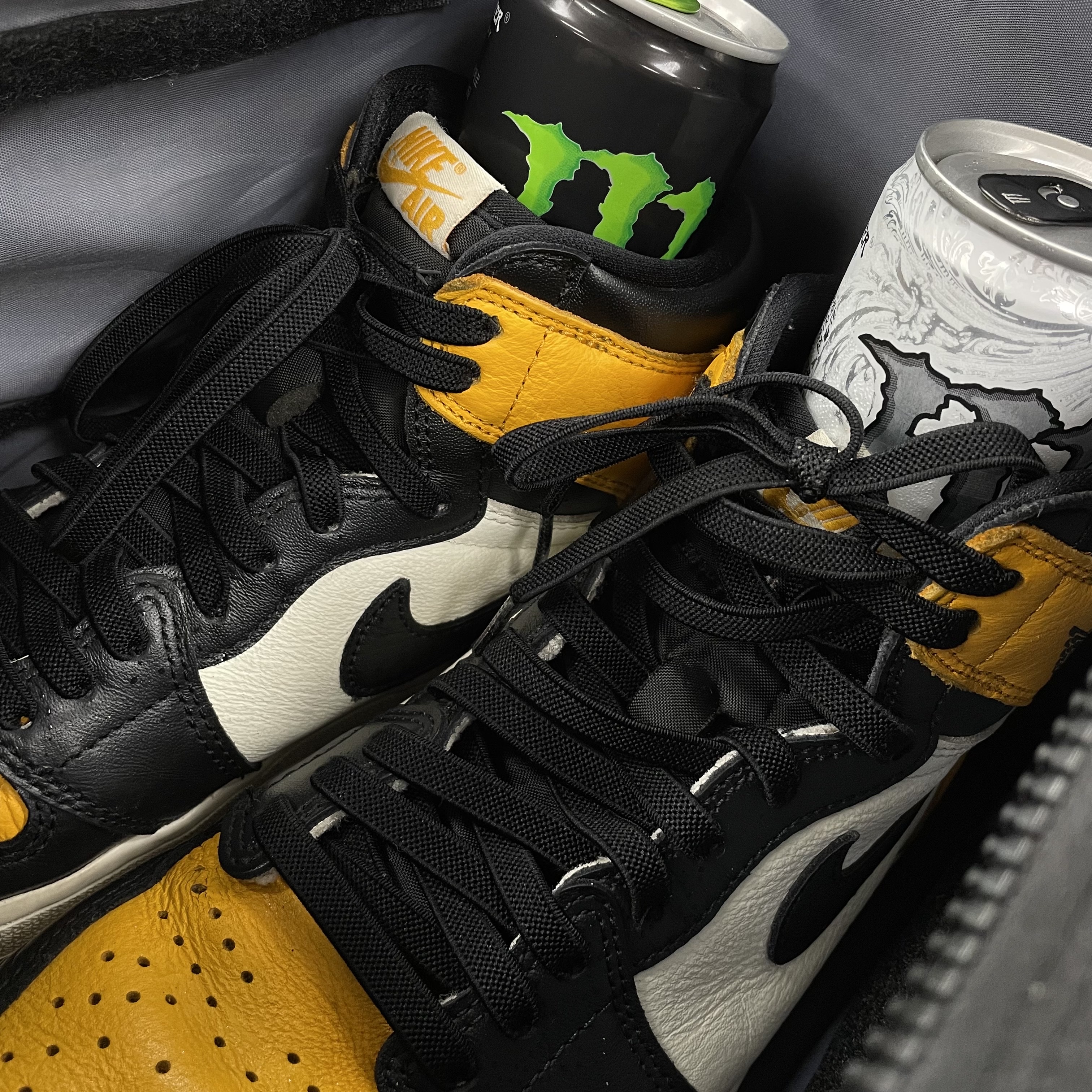 Jordan 1 Retro High OG Taxi 착용 스타일 - 4