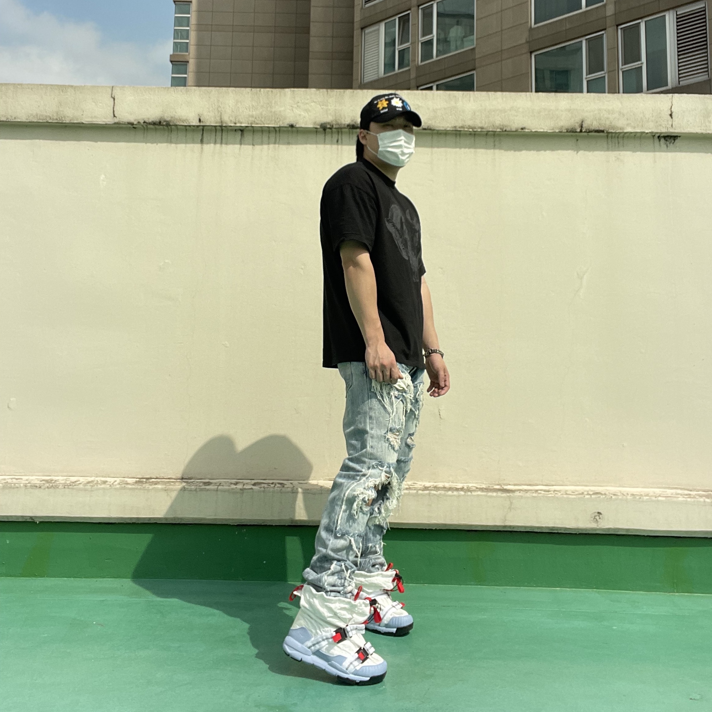 Nike x Tom Sachs Mars Yard Overshoe 3.0 착용 스타일 - 4