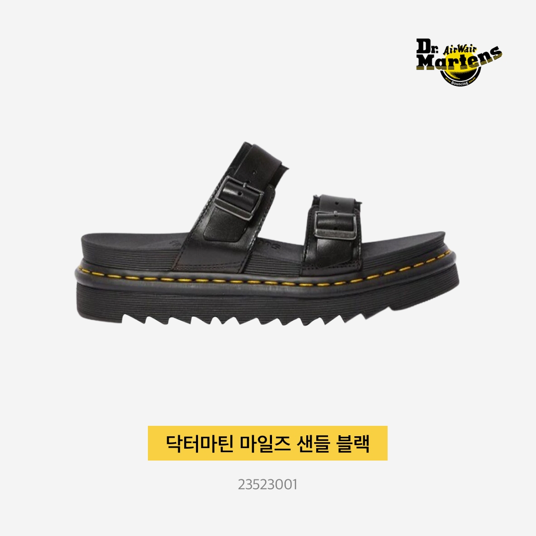 Dr. Martens Myles Sandal Black 착용 스타일 - 4