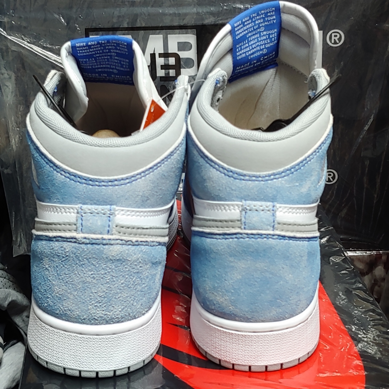 Jordan 1 Retro High OG Hyper Royal, (GS) Jordan 1 Retro High OG Hyper Royal 착용 스타일 - 4