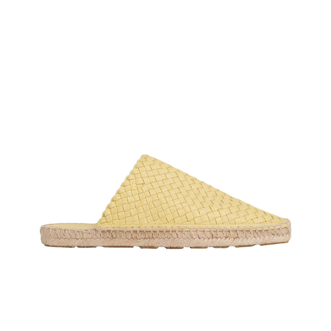 741084VBSN09362 (W) Bottega Veneta Intreccio Espadrille Moon Beam