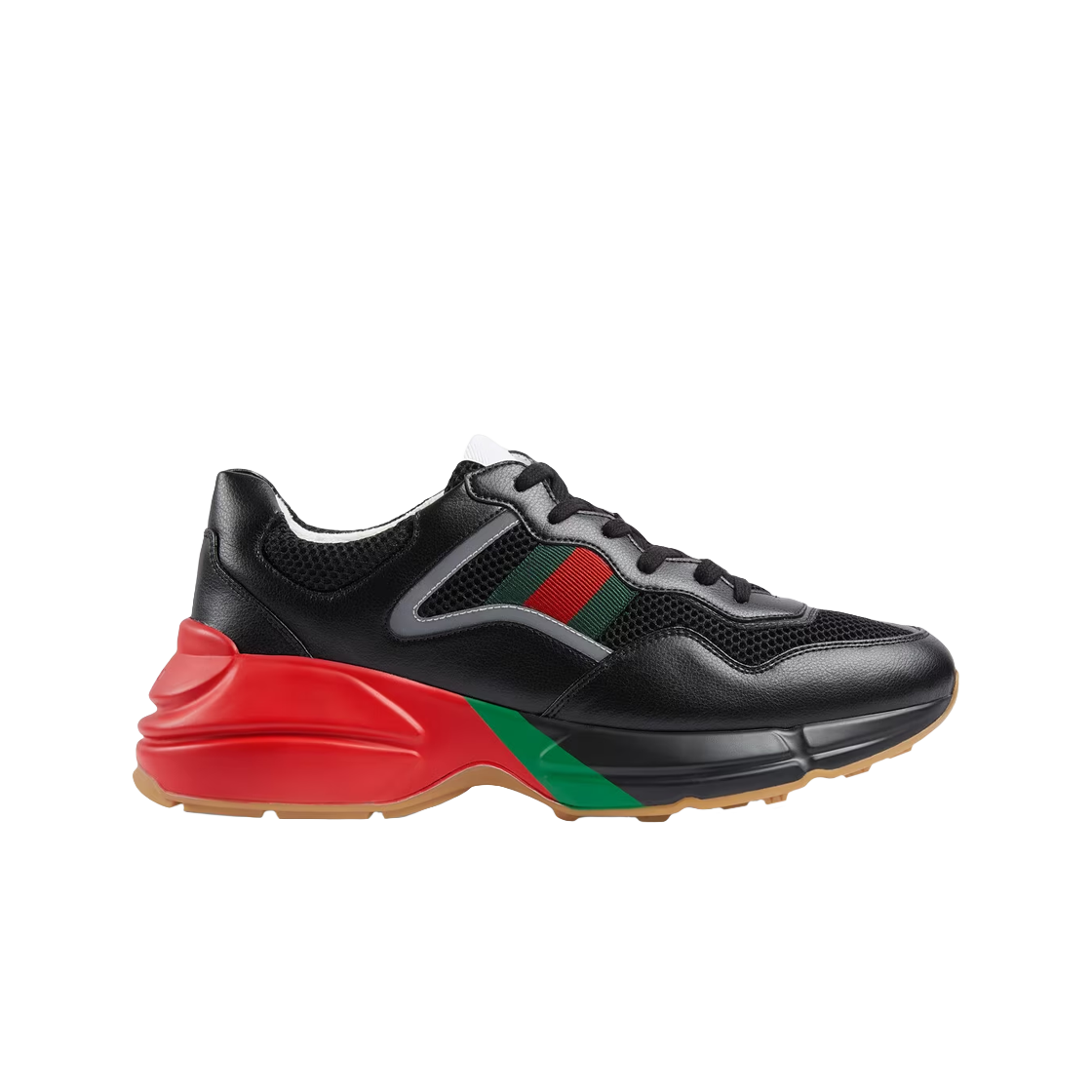 구찌 롸이톤 레드 블랙 그레이 리플렉티브(Gucci Rhyton Red Black Gray Reflective) - 1