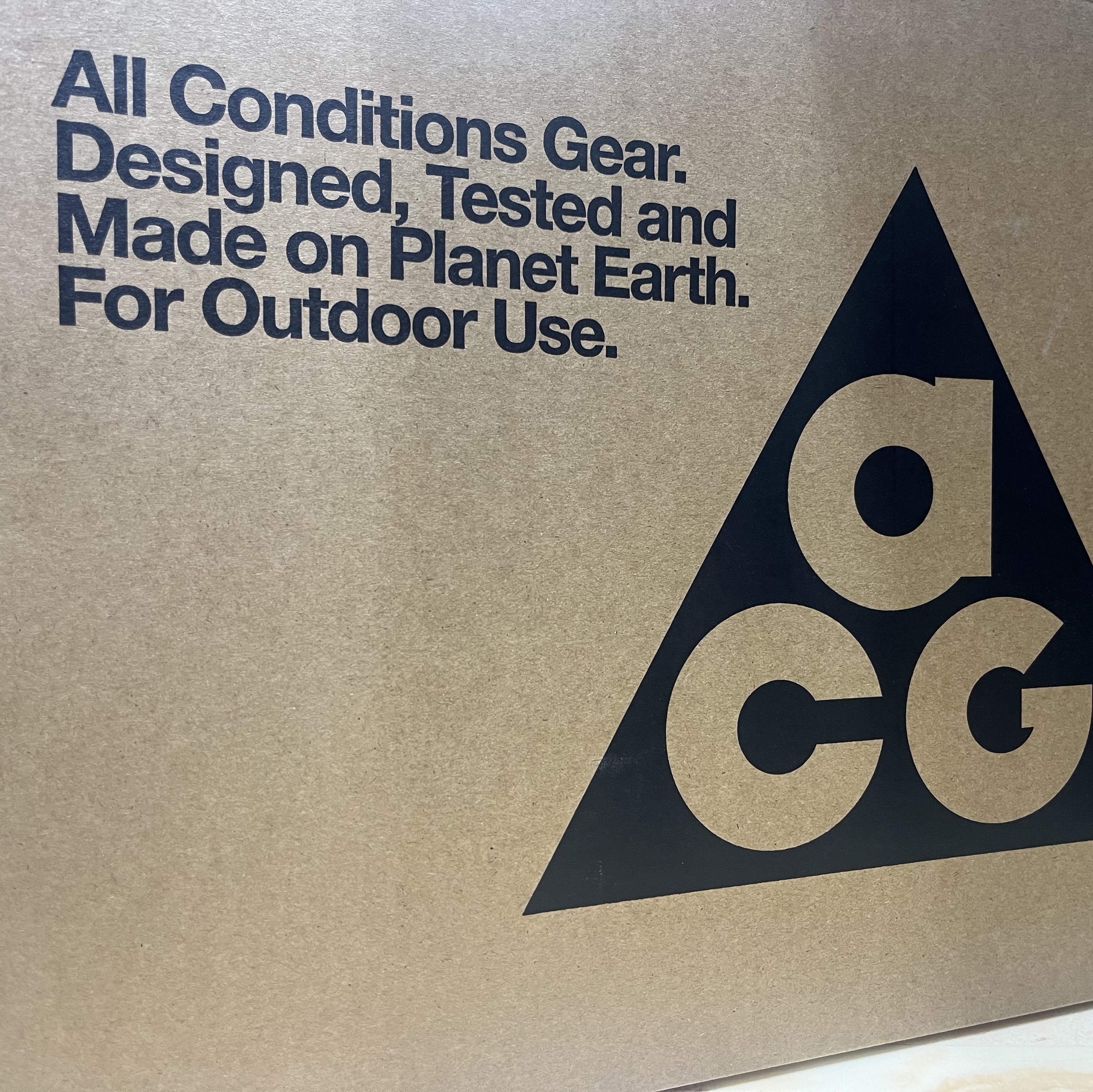 Nike ACG Air Zoom Gaiadome Gore-Tex Khaki Light Bone 착용 스타일 - 1