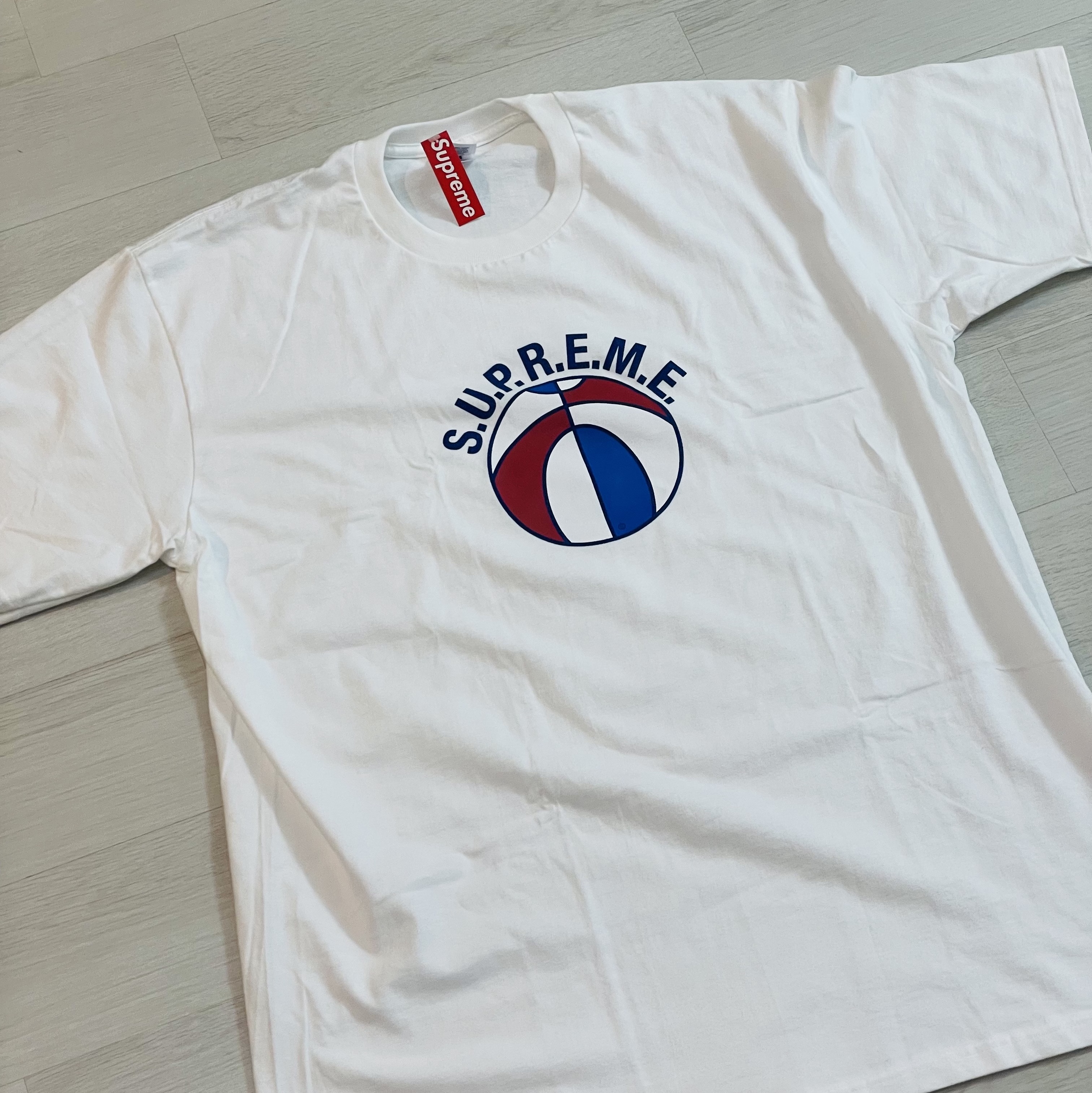 Supreme League T-Shirt White - 23SS 착용 스타일