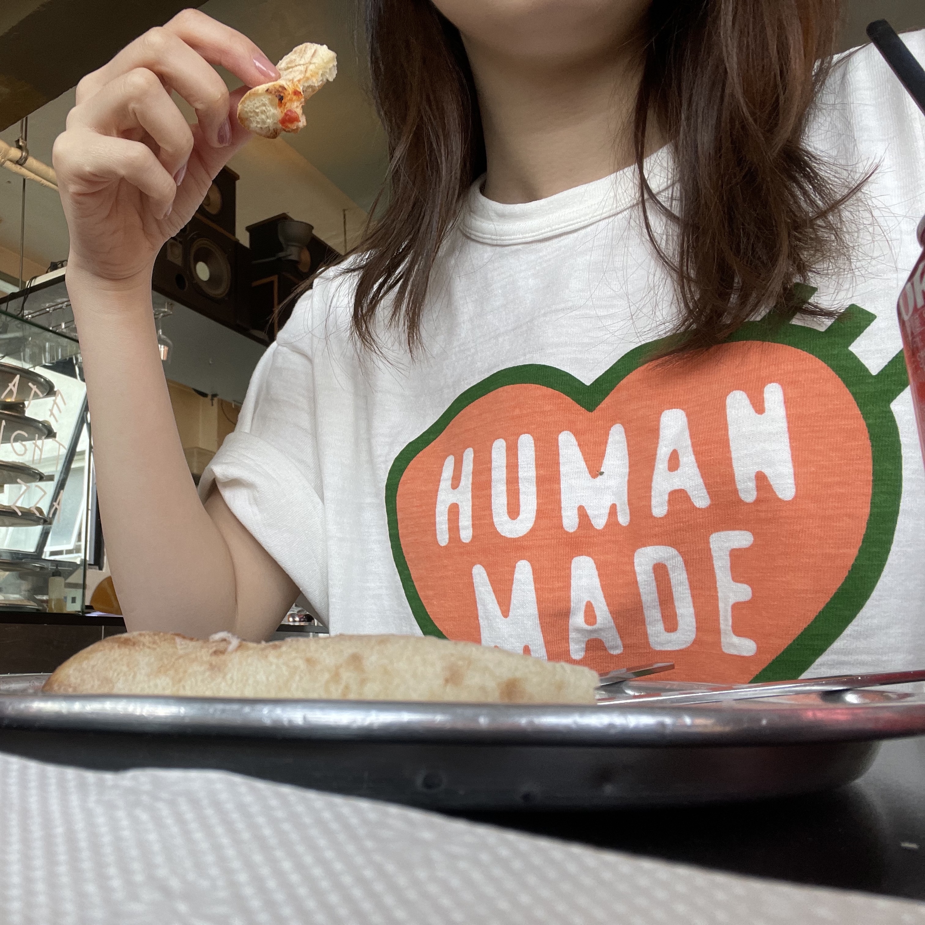 Human Made Graphic T-Shirt #12 White 착용 스타일 - 3