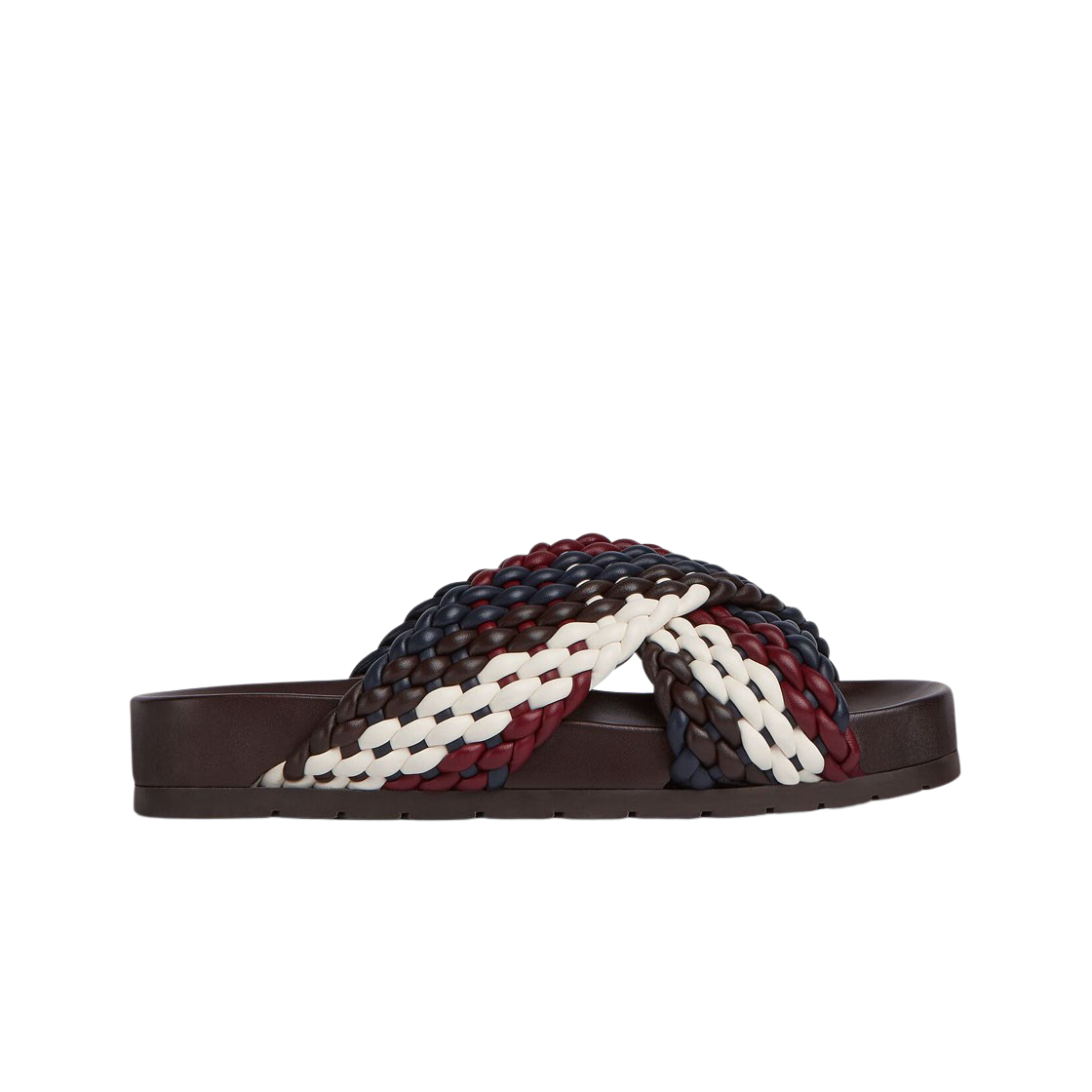 보테가 베네타 타릭 뮬 스페이스 폰덴테 멀롯 화이트(Bottega Veneta Tarik Mule Space Fondant Merlot White) - 1