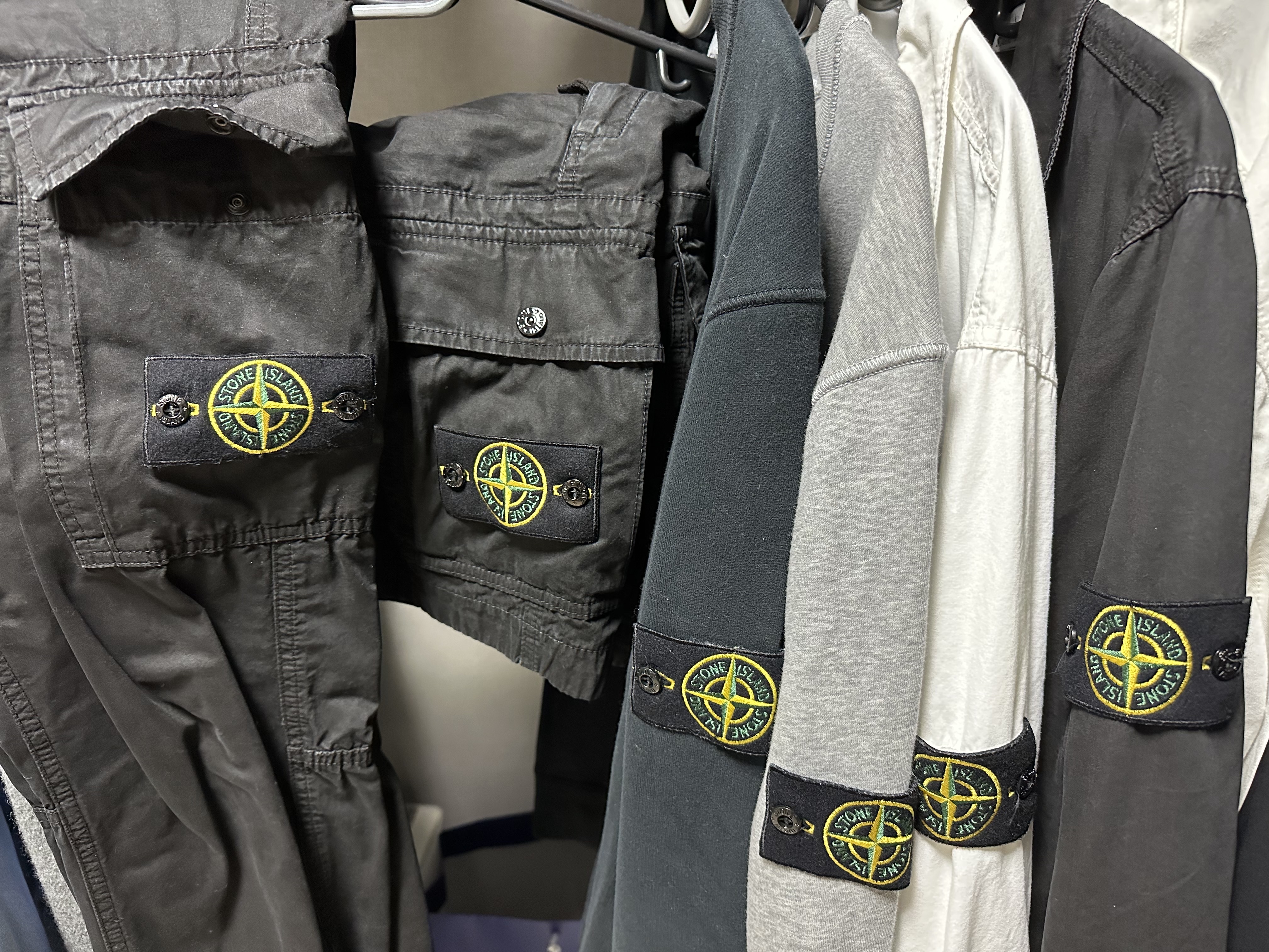 Stone Island 114WN T.CO+OLD Overshirt White - 22SS, Stone Island 114WN T.CO+OLD Overshirt Black - 22SS ์ฐฉ์ฉ ์คํ์ผ
