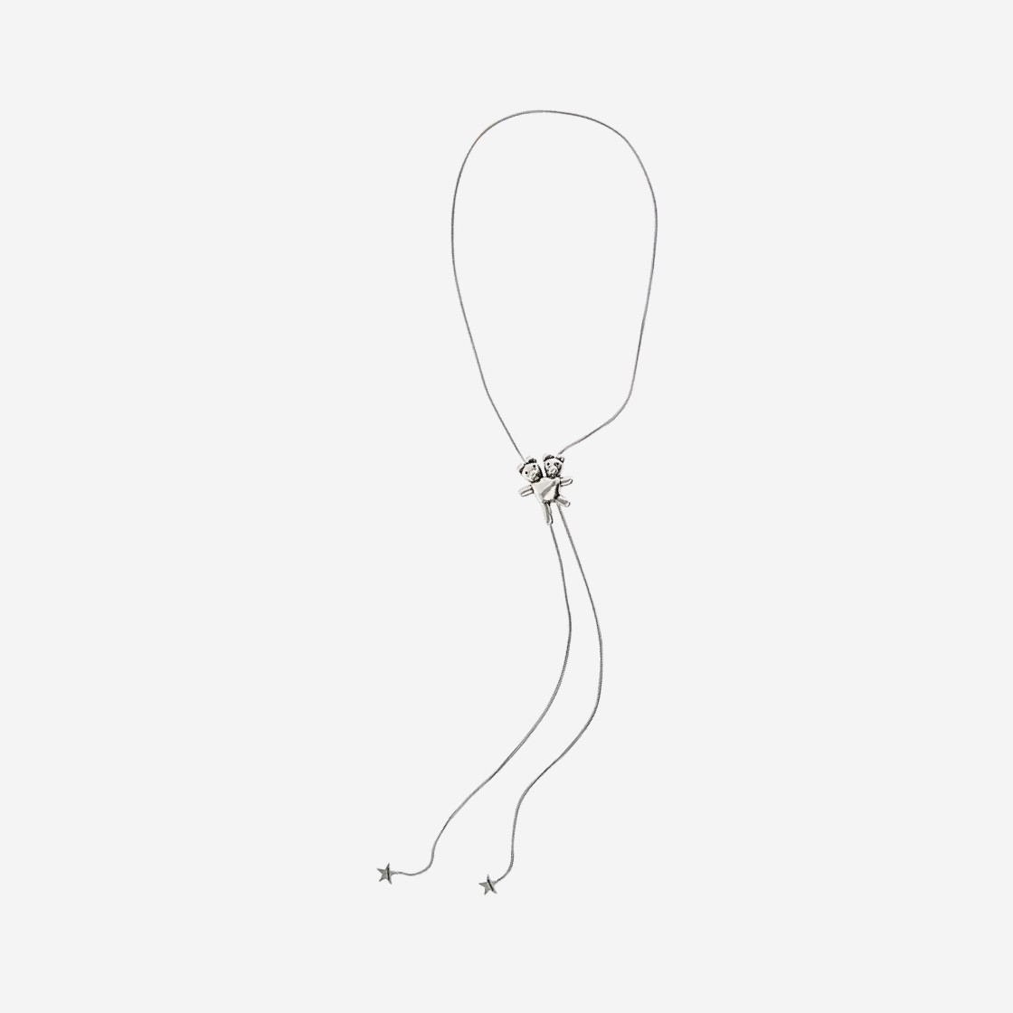 Heaven by Marc Jacobs Bolo Necklace Aged Silver 상세 이미지 1