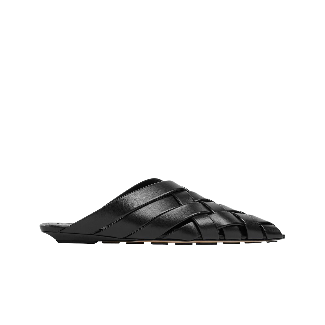 (W) 보테가 베네타 알피 슬리퍼 블랙((W) Bottega Veneta Alfie Slipper Black) - 1