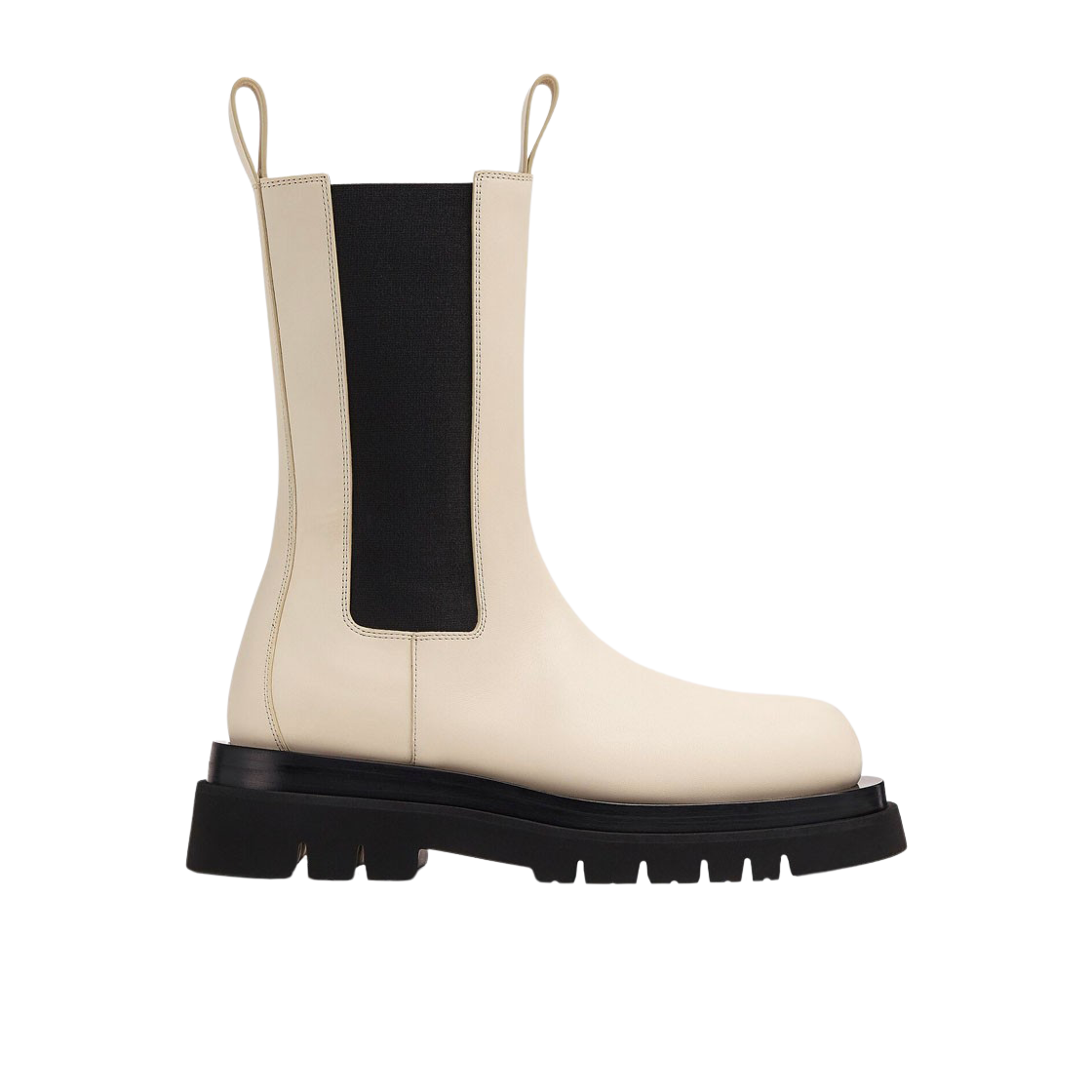 (W) 보테가 베네타 러그 첼시 부츠 씨 솔트((W) Bottega Veneta Lug Chelsea Boots Sea Salt) - 1