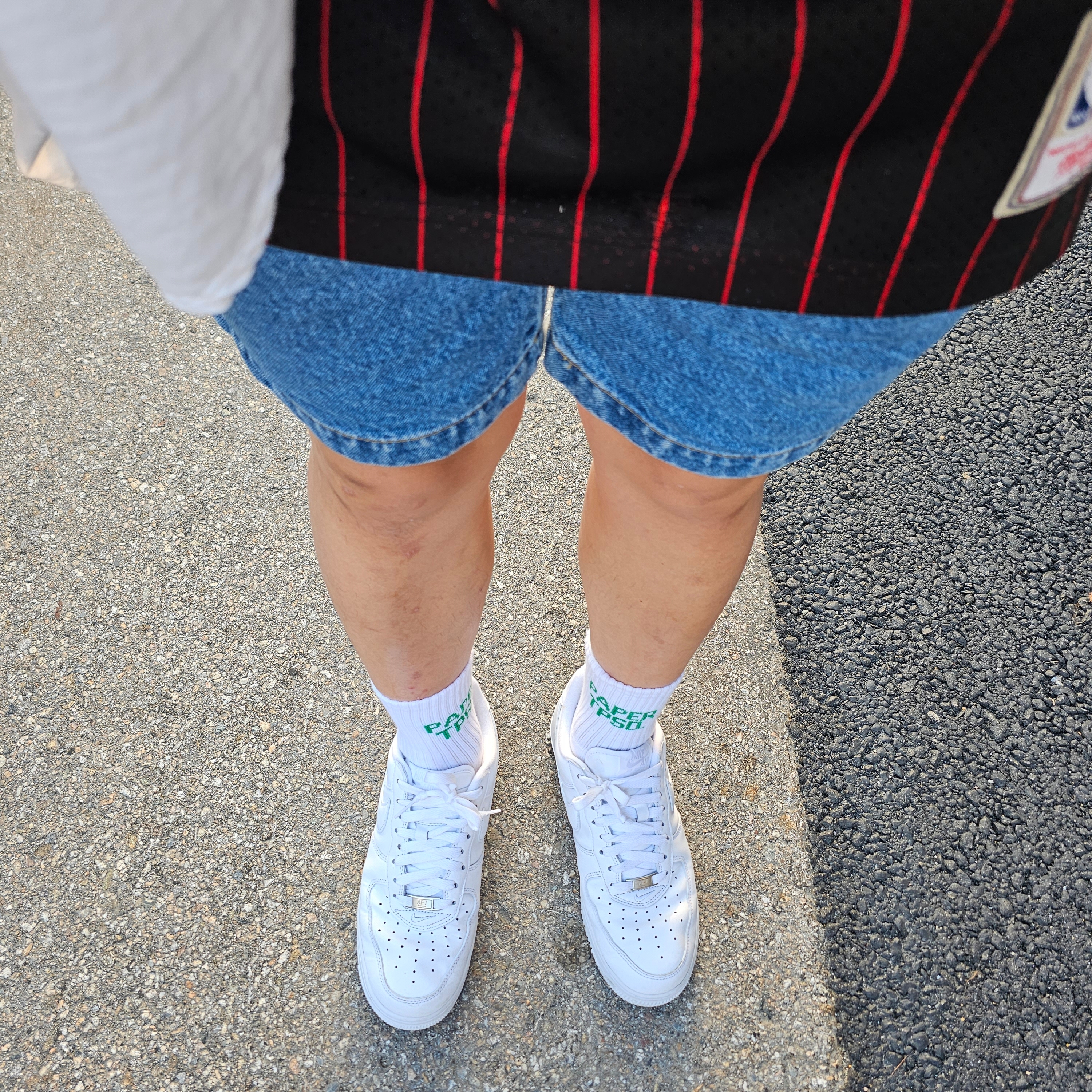 Nike x Supreme Air Force 1 Low White 착용 스타일 - 5