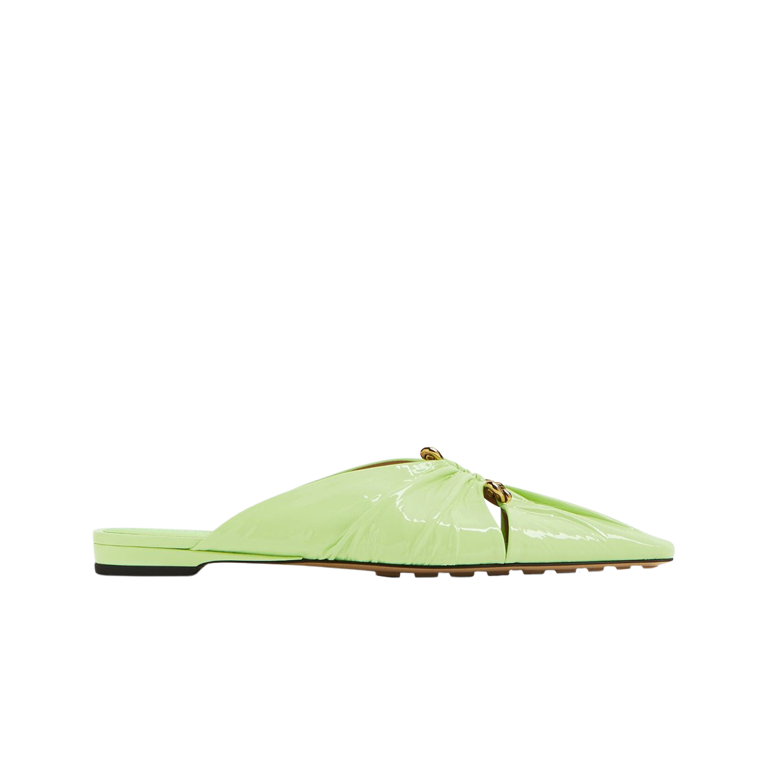 (W) 보테가 베네타 버니 뮬 플랫 페넬((W) Bottega Veneta Bunnie Mule Flat Fennel)