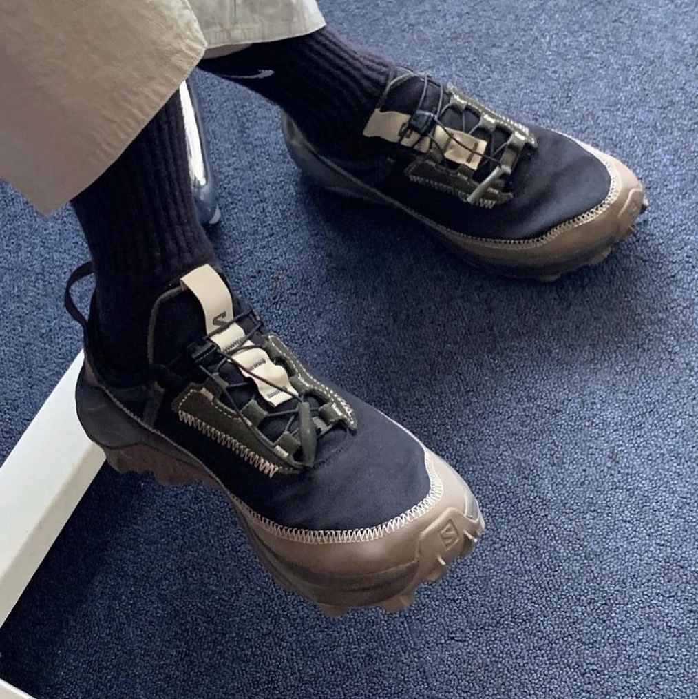 Salomon x Ranra Cross Pro Peat Major Brown 착용 스타일