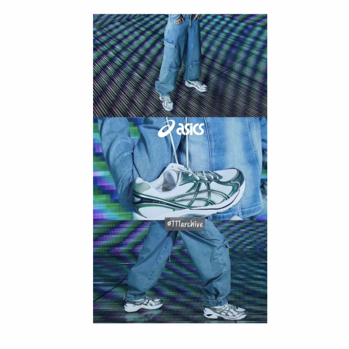 Asics GT-2160 White Pure Silver, Asics GT-2160 White Illusion Blue 착용 스타일 - 4