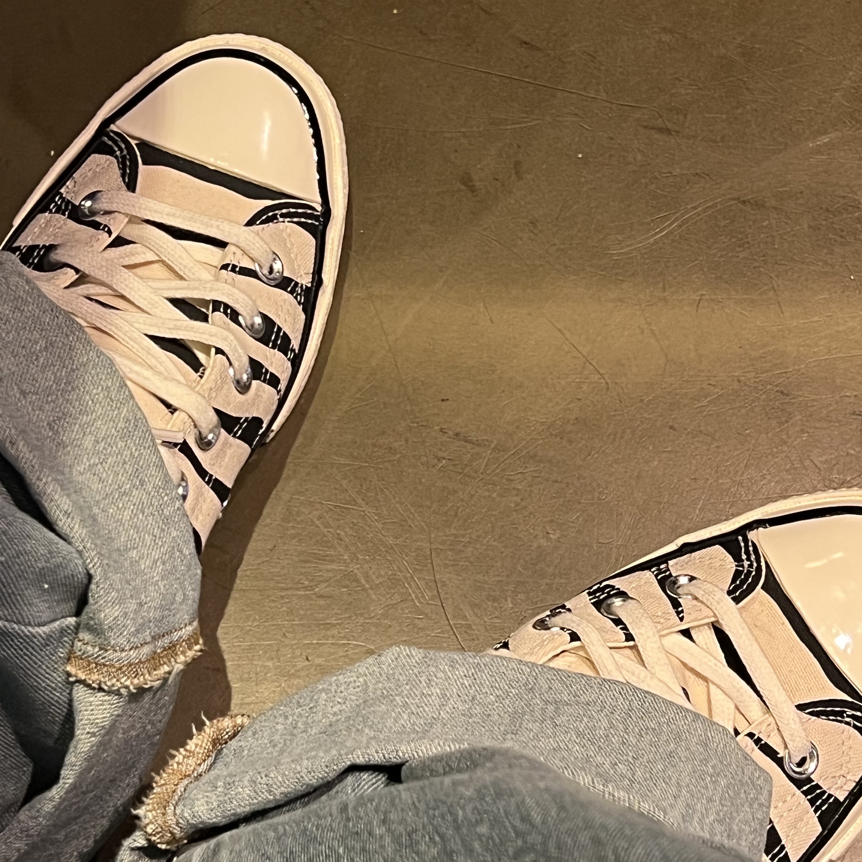 Converse Chuck 70 Ox Archive Print Zebra Black 착용 스타일