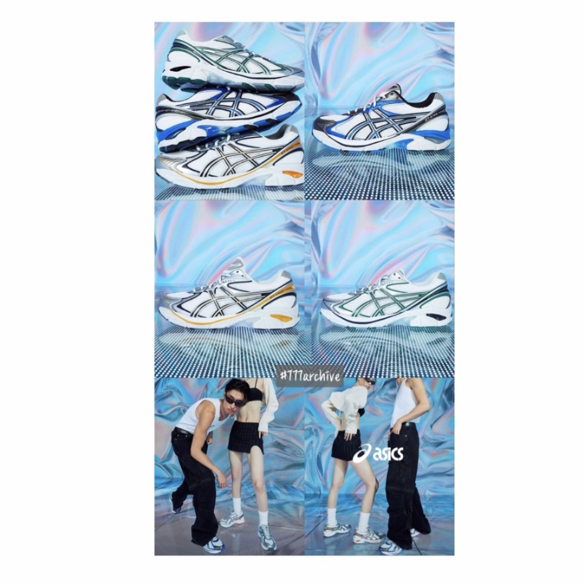 Asics GT-2160 White Pure Silver, Asics GT-2160 White Illusion Blue 착용 스타일 - 1