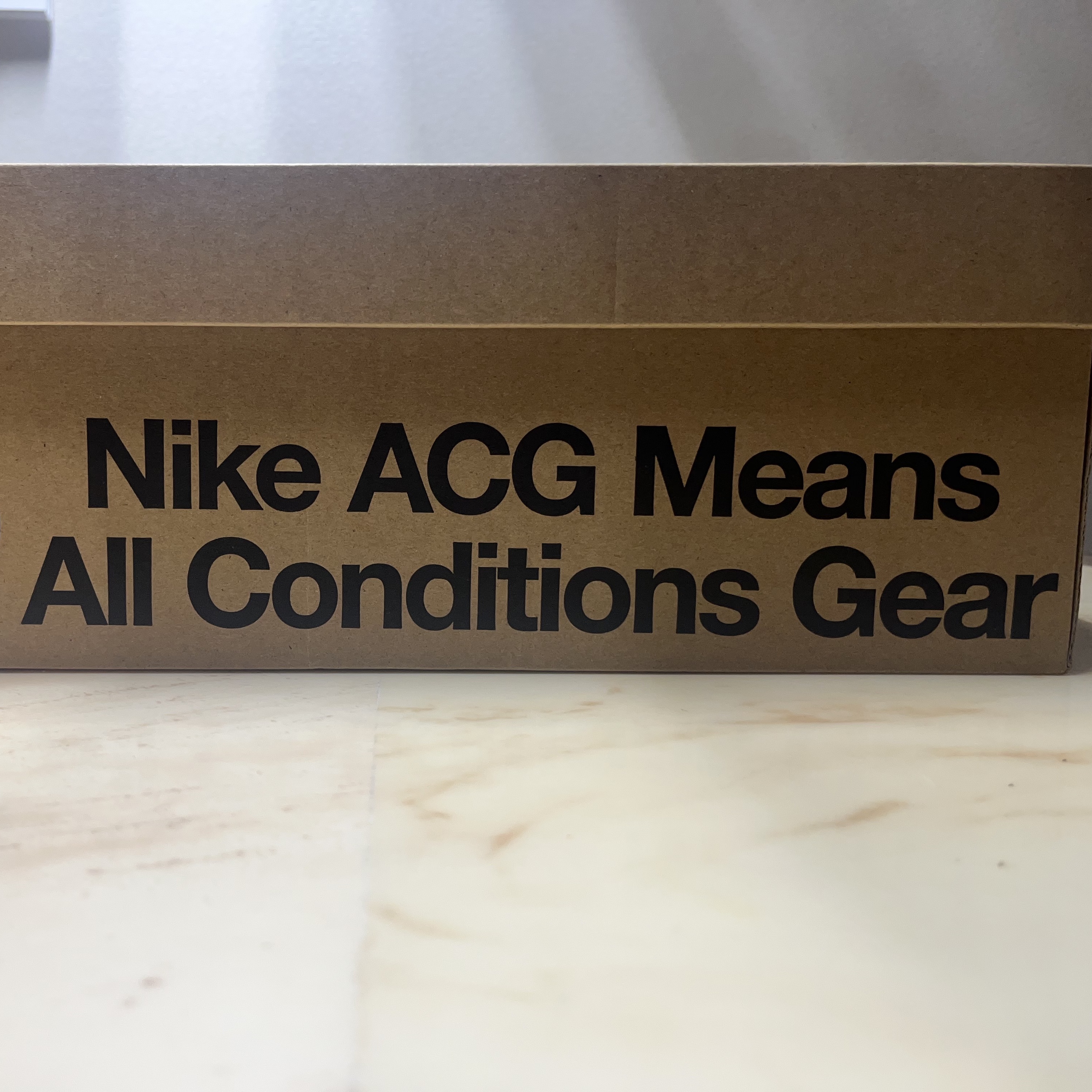 Nike ACG Air Zoom Gaiadome Gore-Tex Khaki Light Bone 착용 스타일 - 2
