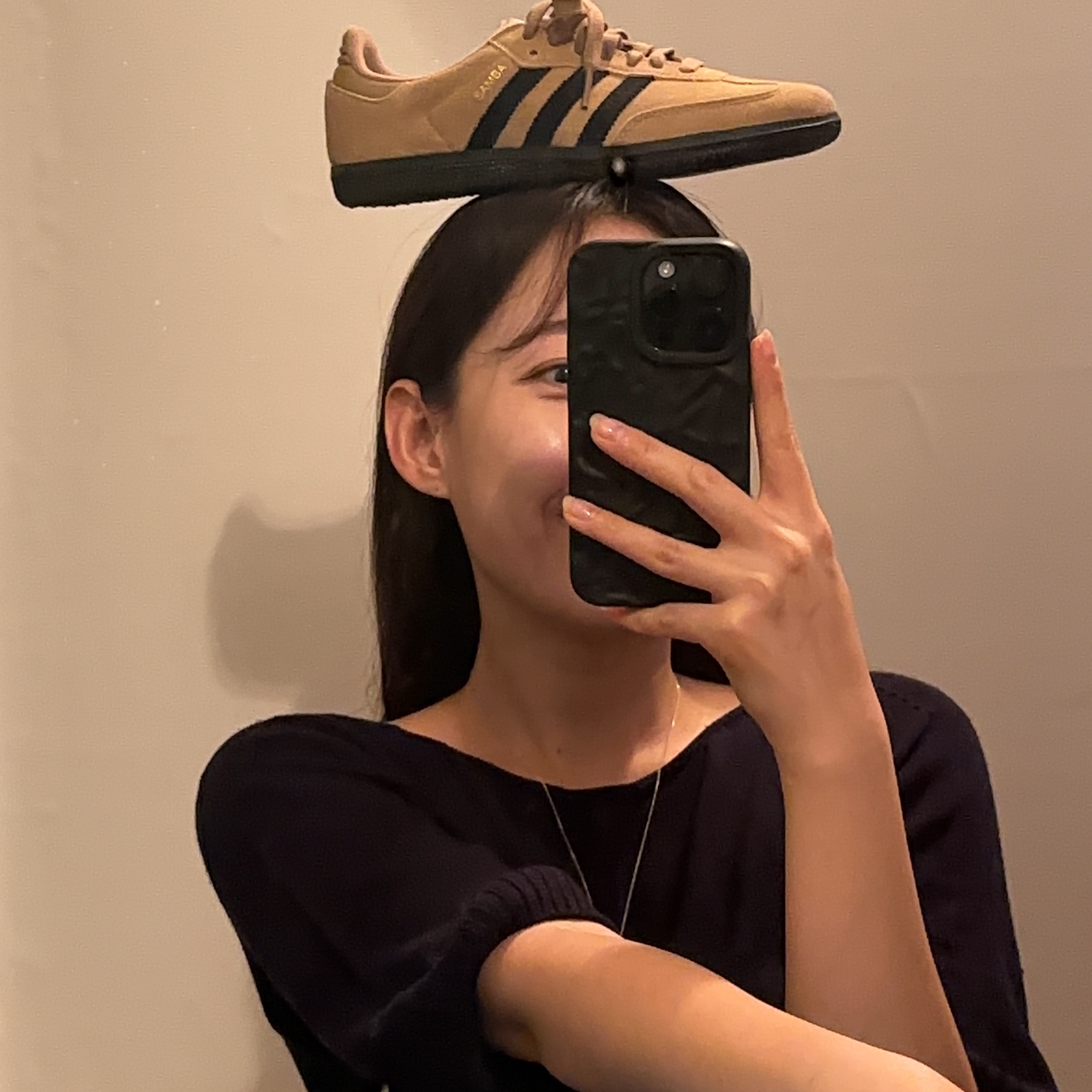 Adidas Samba ADV Cardboard 착용 스타일 - 1
