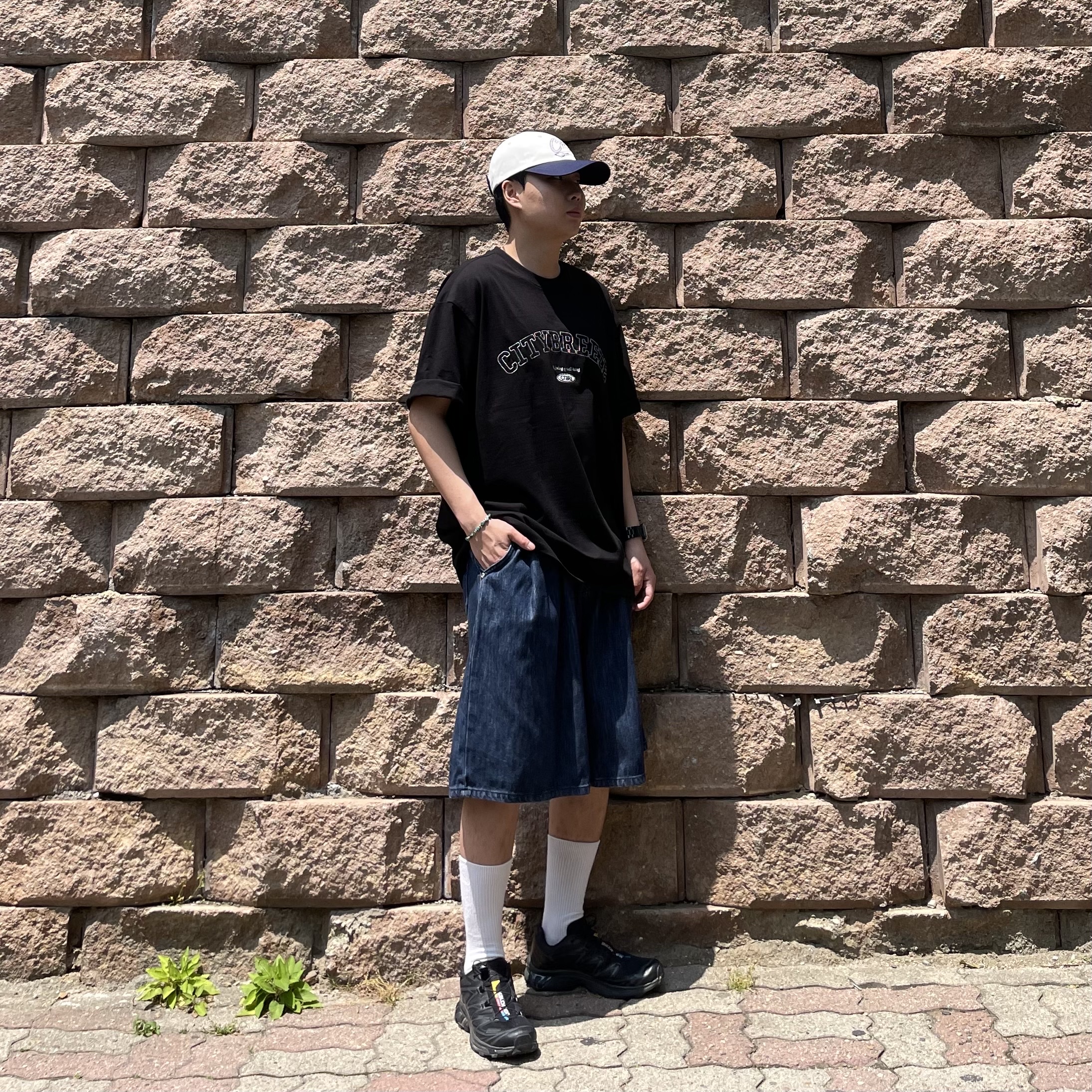 Salomon XT-6 ADV Black 착용 스타일 - 2