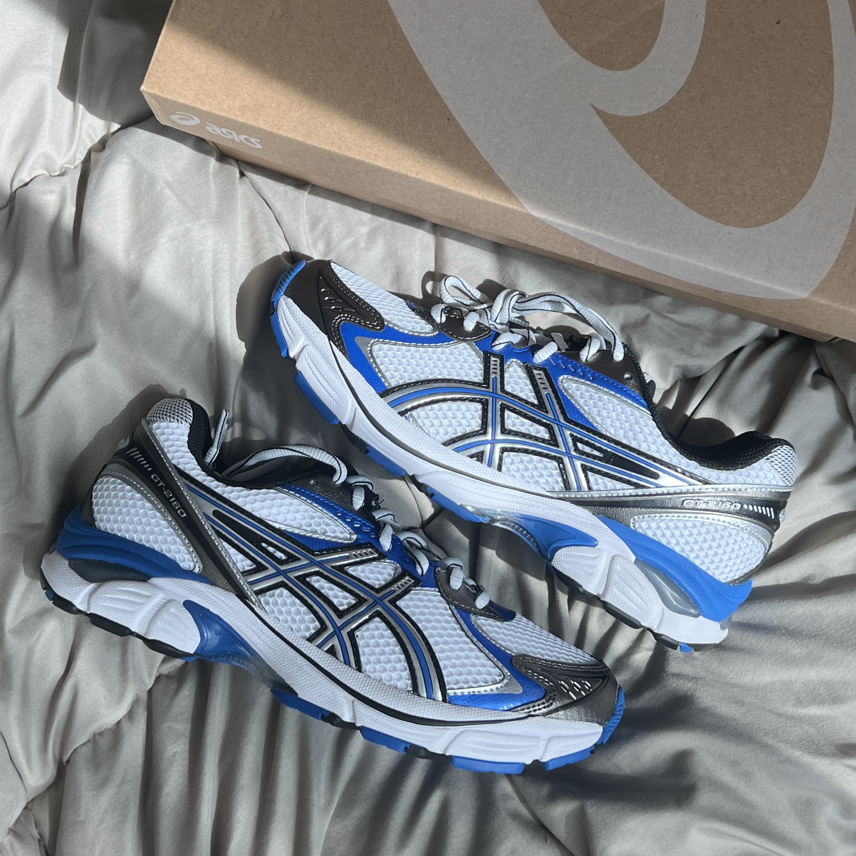 Asics GT-2160 White Illusion Blue 착용 스타일 - 5