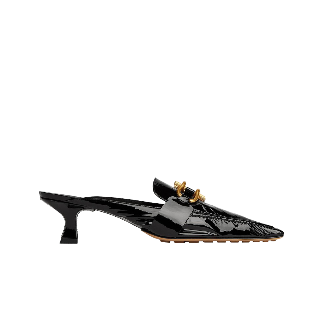 (W) 보테가 베네타 마담 뮬 블랙((W) Bottega Veneta Madame Mule Black) - 1
