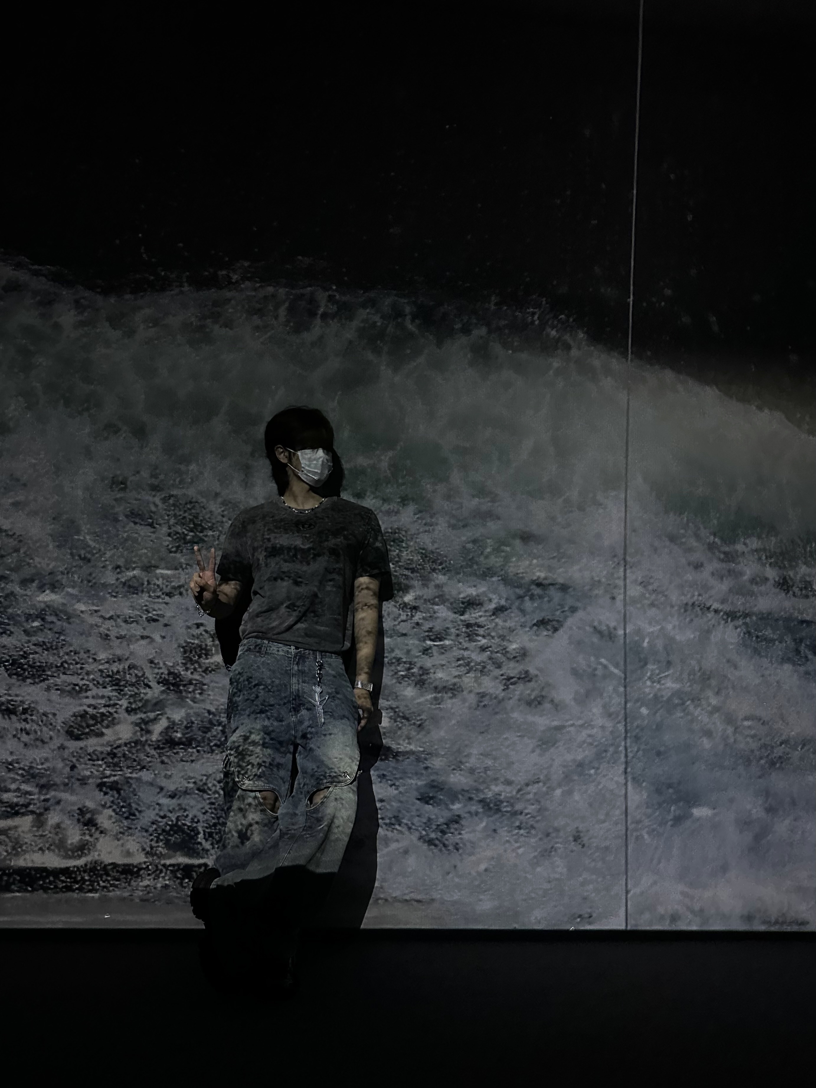 Diesel T-Just-G1 Overdyed T-Shirt with Logo Grey, Balenciaga 3XL Sneakers Black White 착용 스타일 - 3