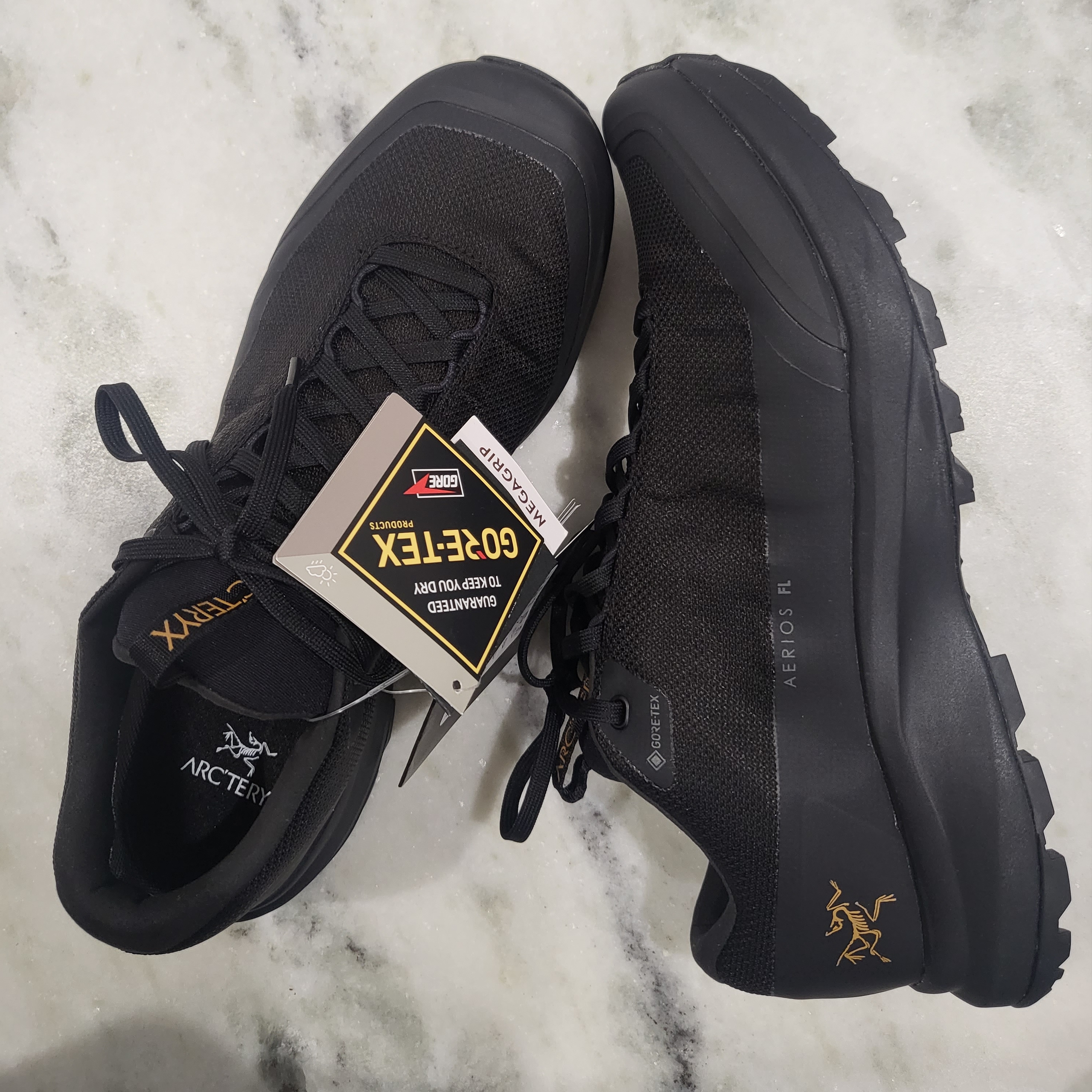 Arc'teryx Aerios FL 2 GTX Black 착용 스타일