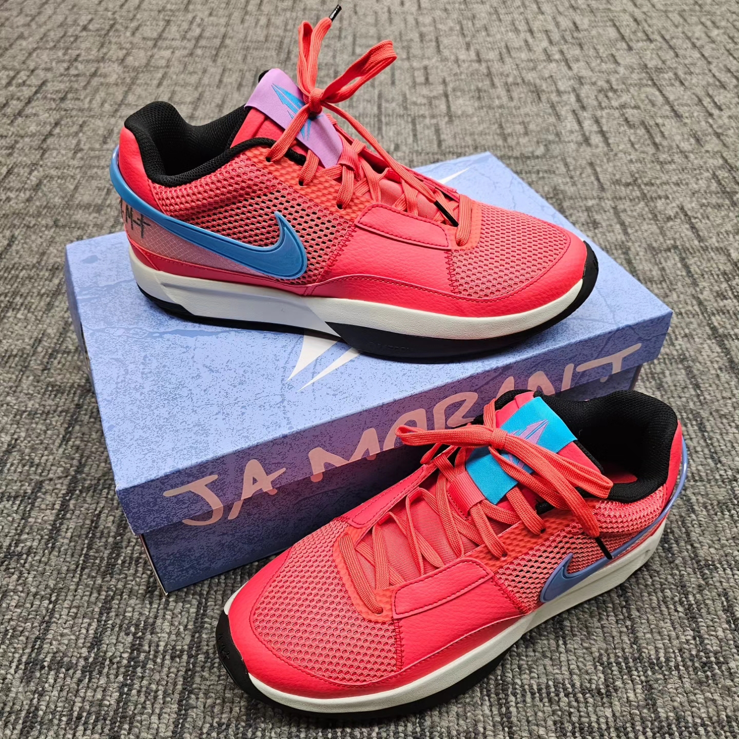 Nike Ja 1 EP Ember Glow 착용 스타일 - 5
