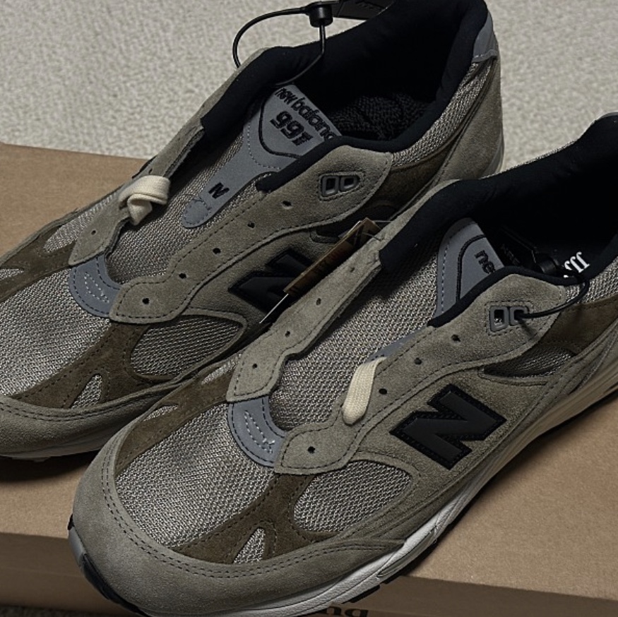 New Balance x JJJJound 991 Made in UK Grey 착용 스타일