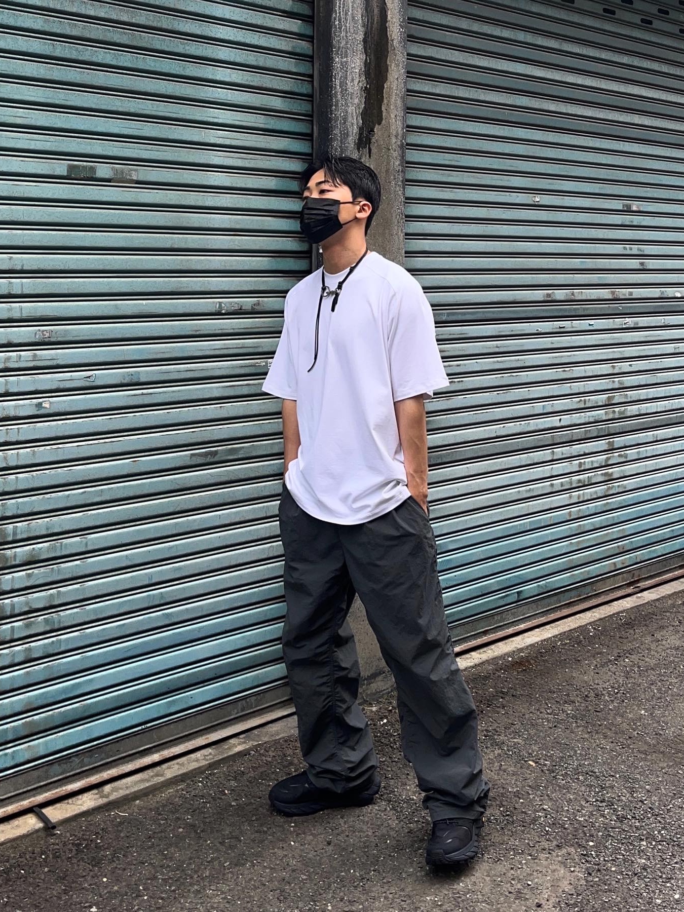 Hoka Anacapa Mid Gore-Tex Black, Our Legacy Ladon Leather Keychain Black 착용 스타일