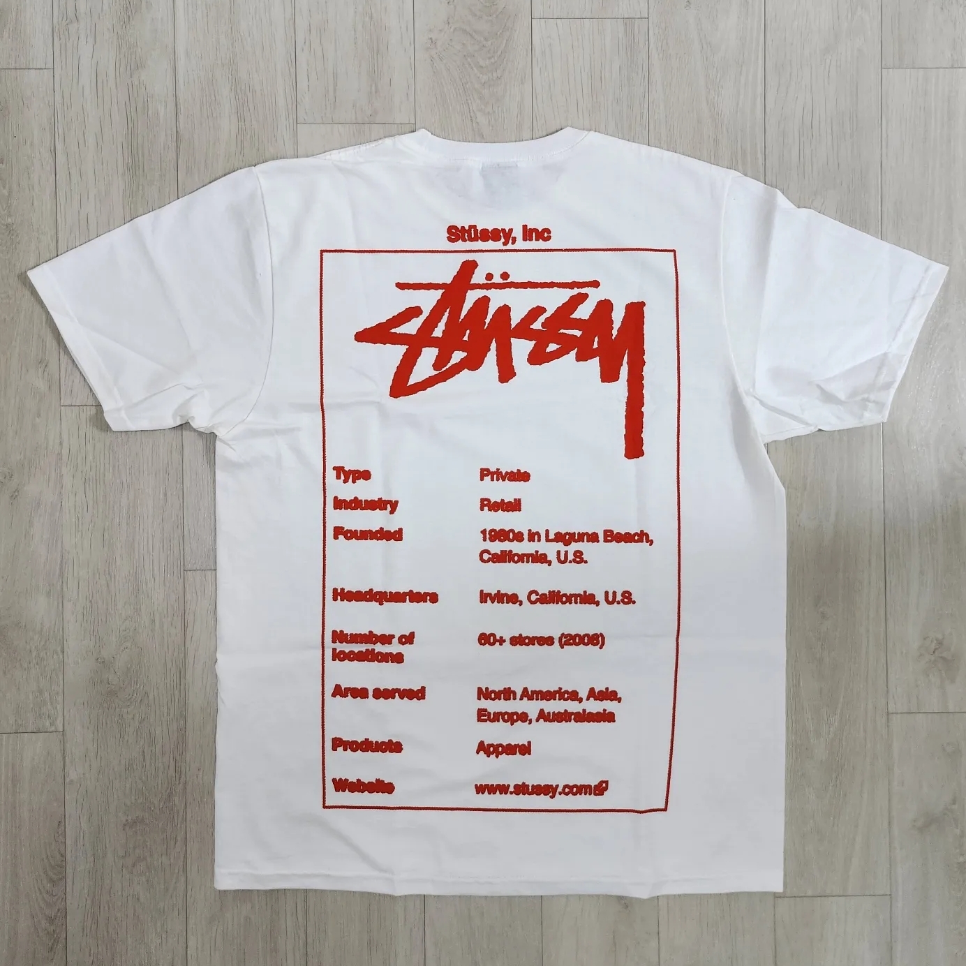 Stussy Wiki T-Shirt White 착용 스타일 - 1