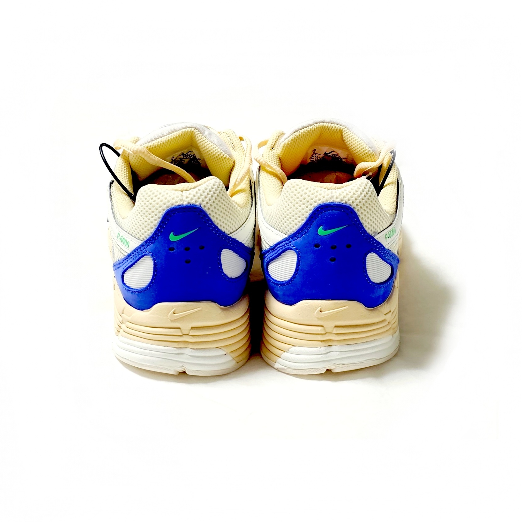 Nike P-6000 Coconut Milk Medium Blue 착용 스타일 - 5