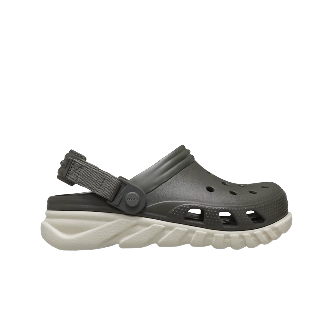 크록스 듀엣 맥스 II 클로그 더스티 올리브 스투코(Crocs Duet Max II Clog Dusty Olive Stucco)