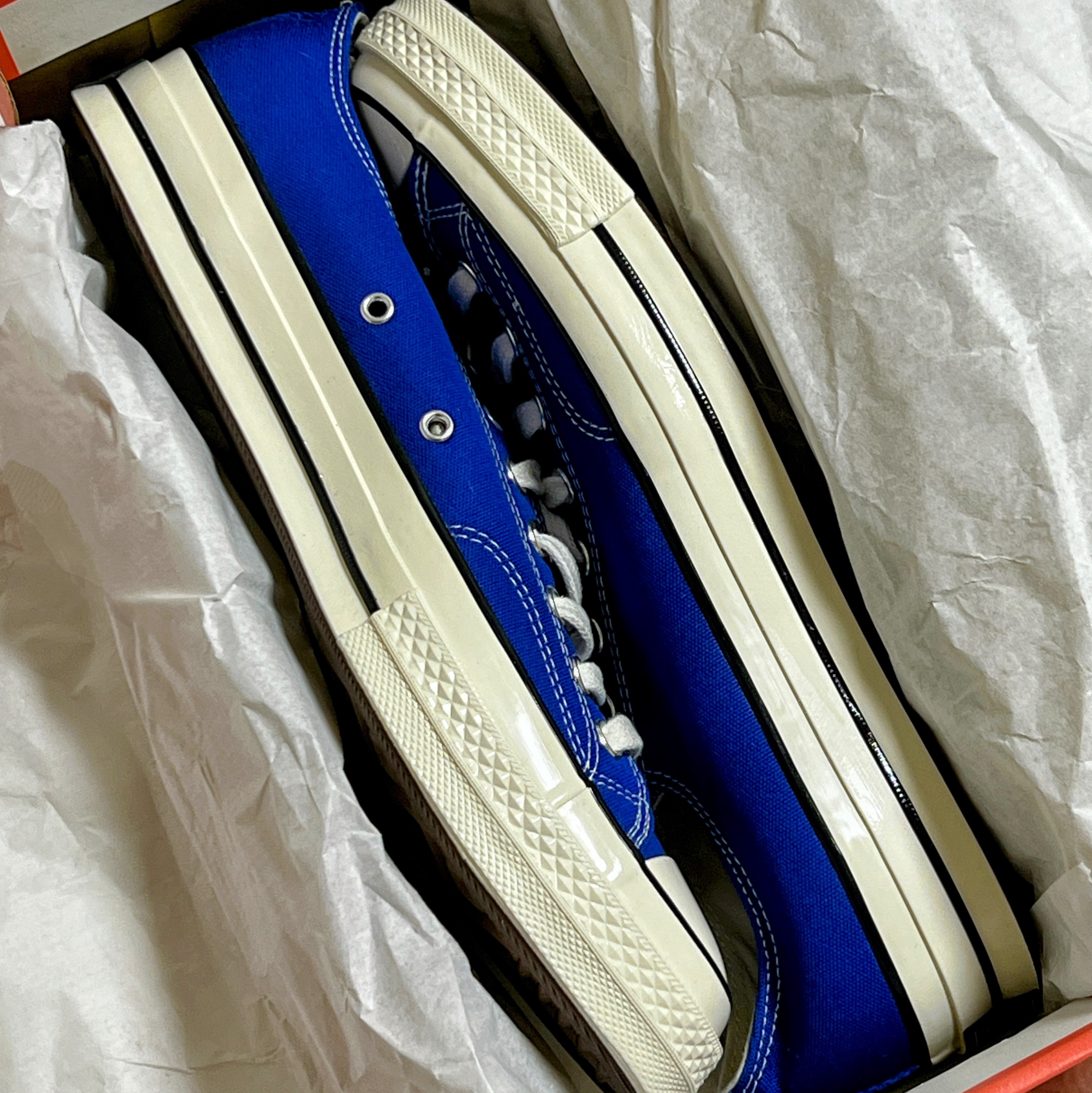 Converse Chuck 70 Ox Vintage Canvas Rush Blue 착용 스타일