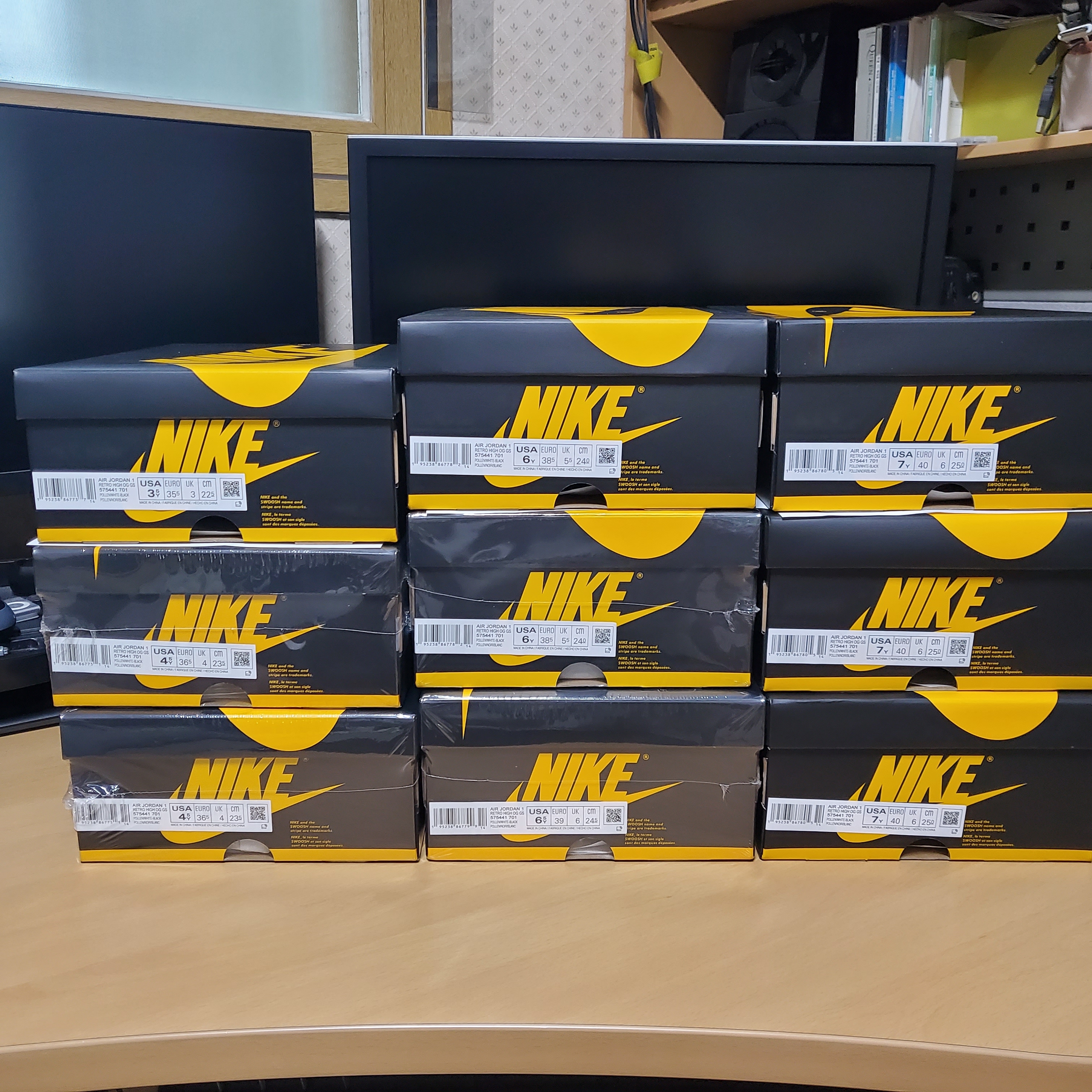 (GS) Jordan 1 Retro High OG Pollen 착용 스타일 - 2