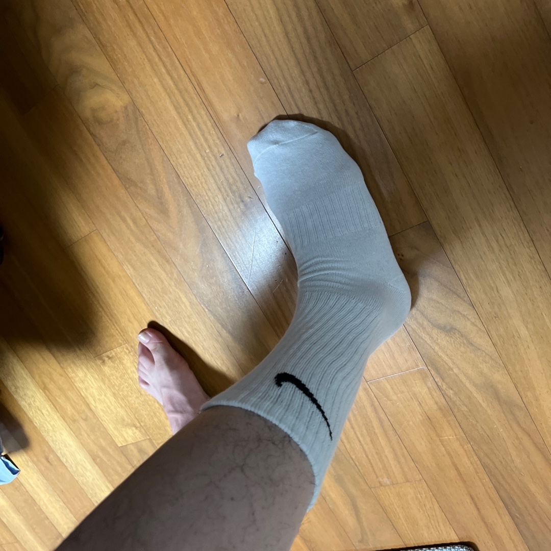 Nike Everyday Lightweight Training Crew Socks White (3 Pack/Korean Ver.) 착용 스타일