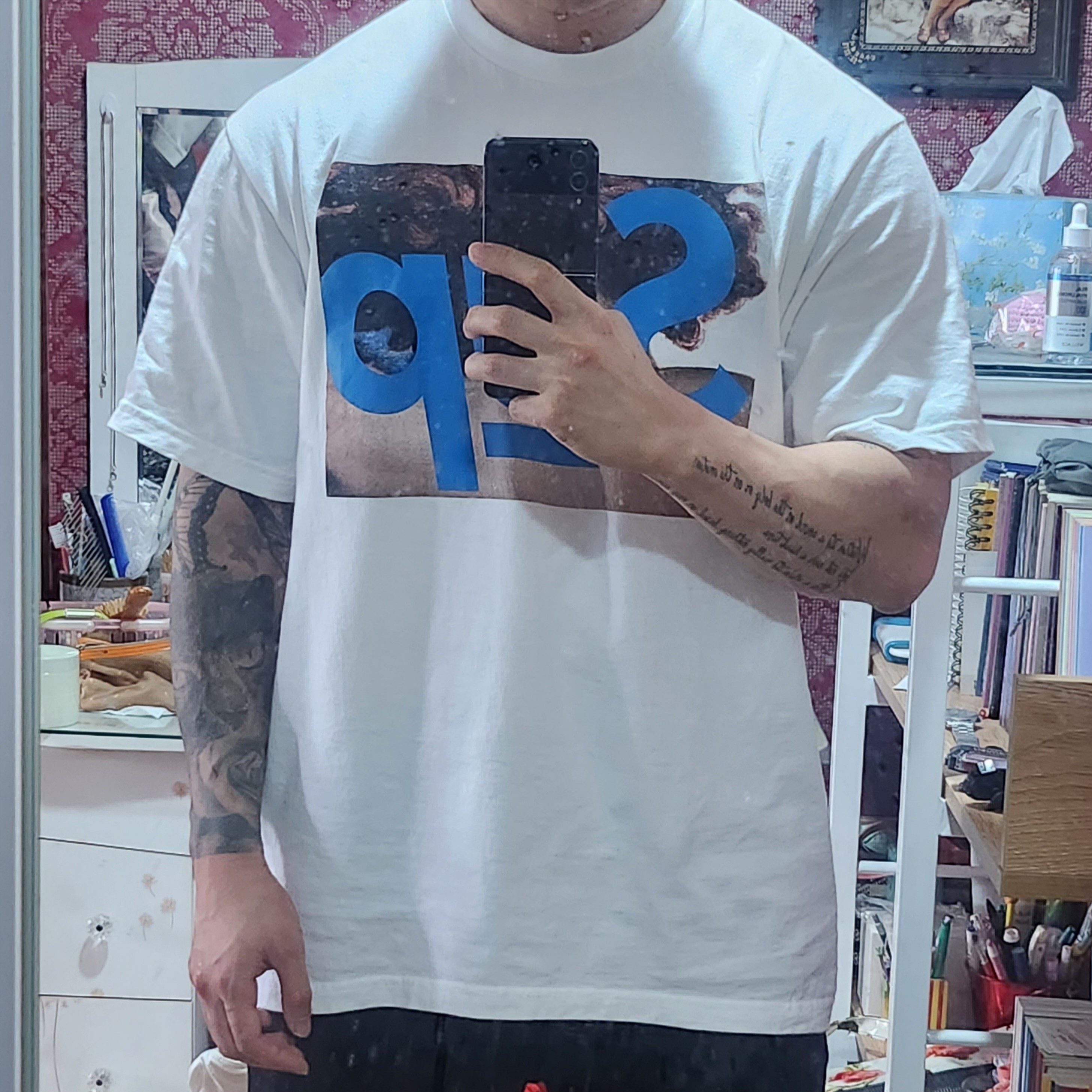 Supreme x Undercover Face T-Shirt White - 23SS 착용 스타일