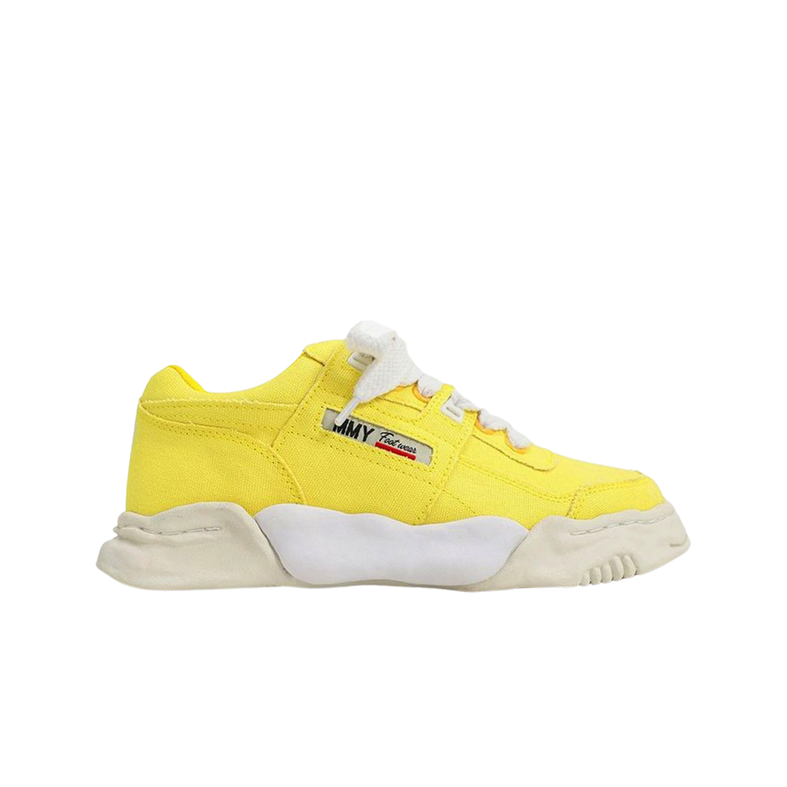 메종 미하라 야스히로 파커 OG 솔 캔버스 로우탑 스니커즈 옐로우(Maison Mihara Yasuhiro Parker OG Sole Canvas Low-top Sneakers Yellow) - 1