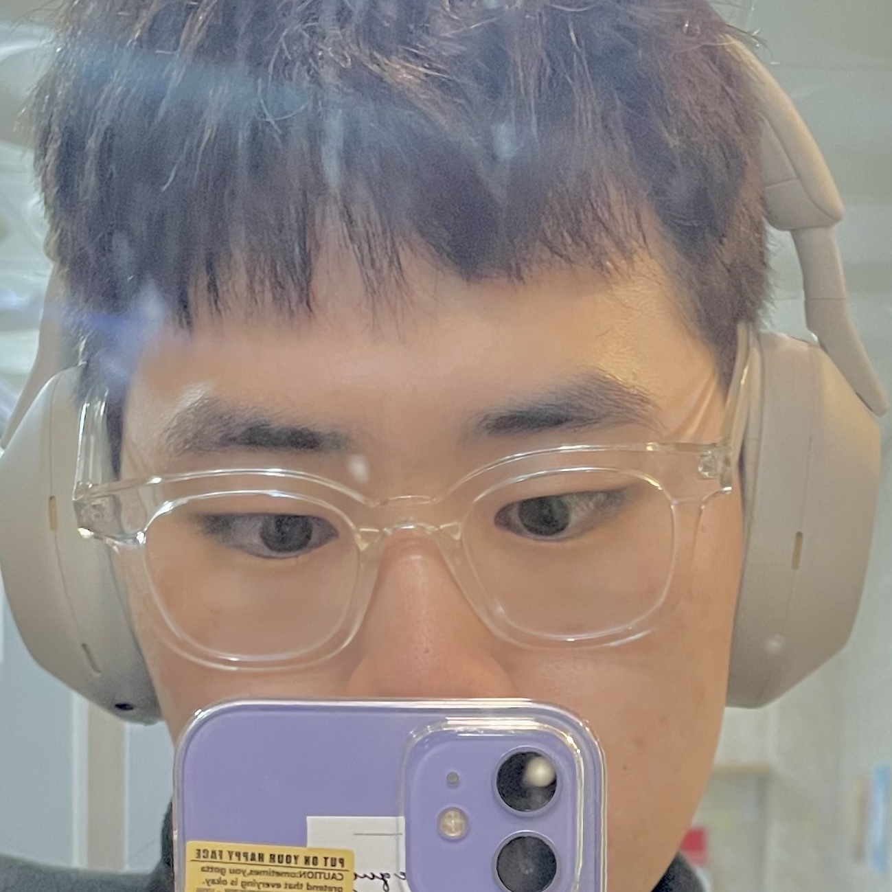 Sony WH-1000XM5 Silver (Korean Ver.) 착용 스타일
