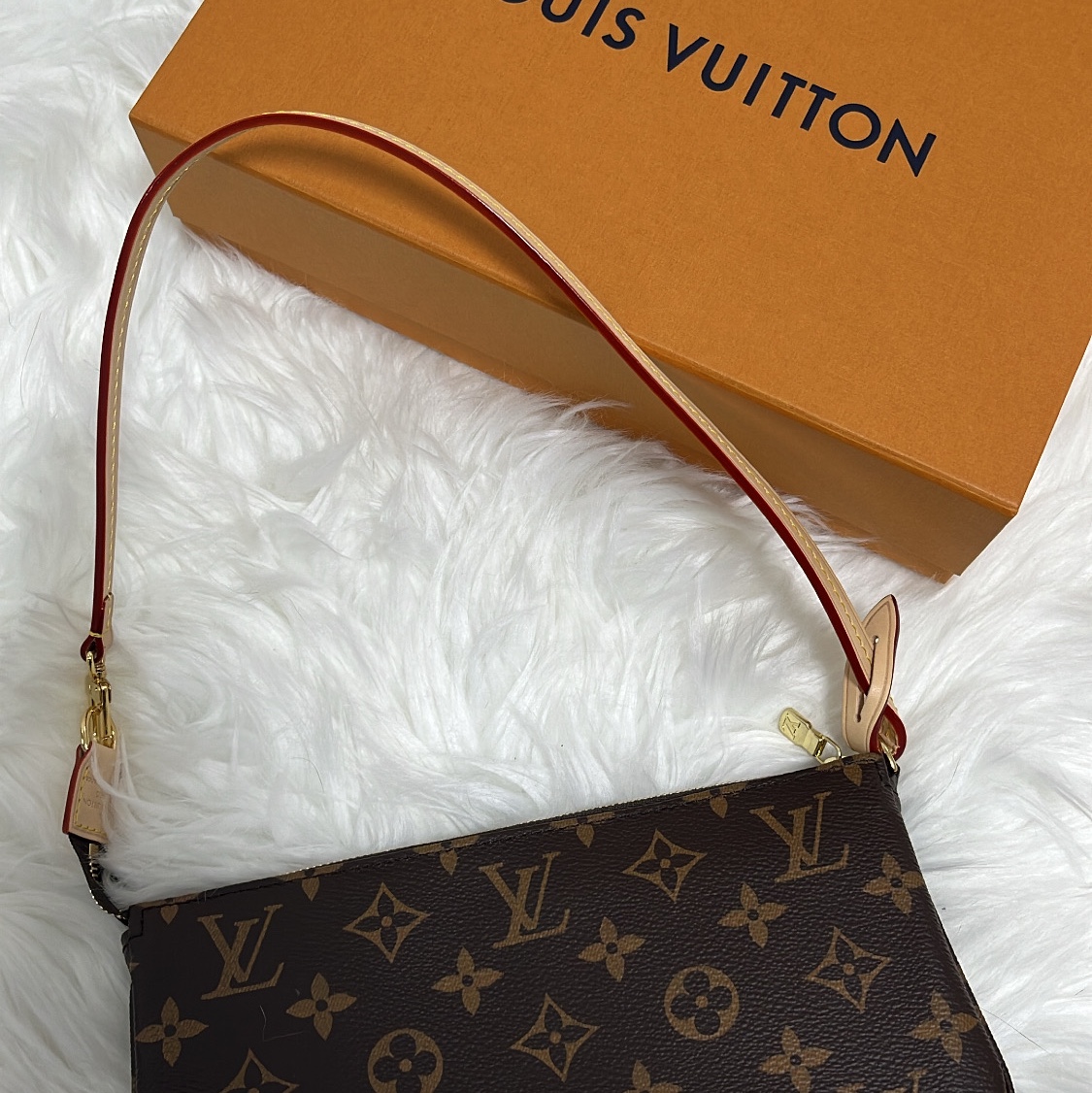 Louis Vuitton Pochette Accessoires NM Monogram 착용 스타일