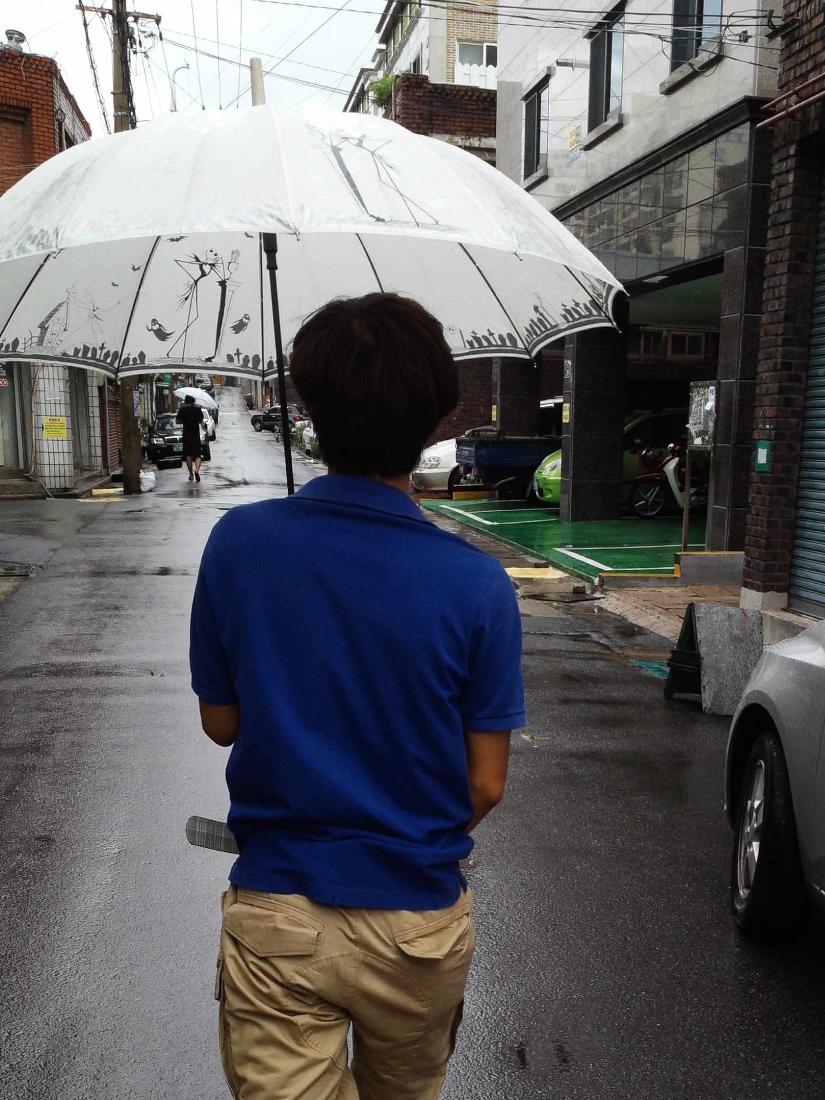 Stone Island 22S67 Pigment Dyed Polo Shirt Royal Blue - 22SS 착용 스타일