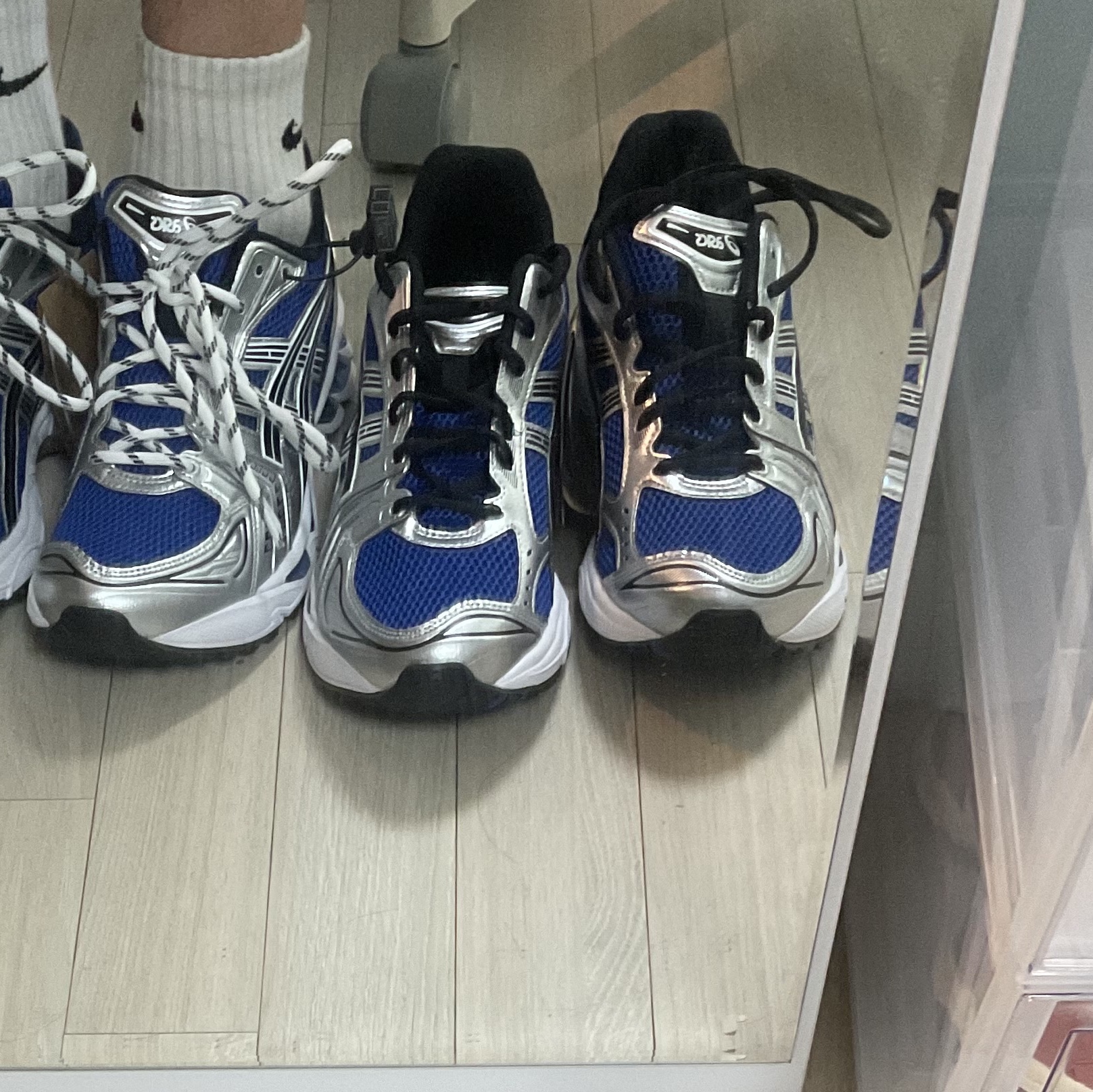 Asics Gel-Kayano 14 Monaco Blue Black 착용 스타일 - 3