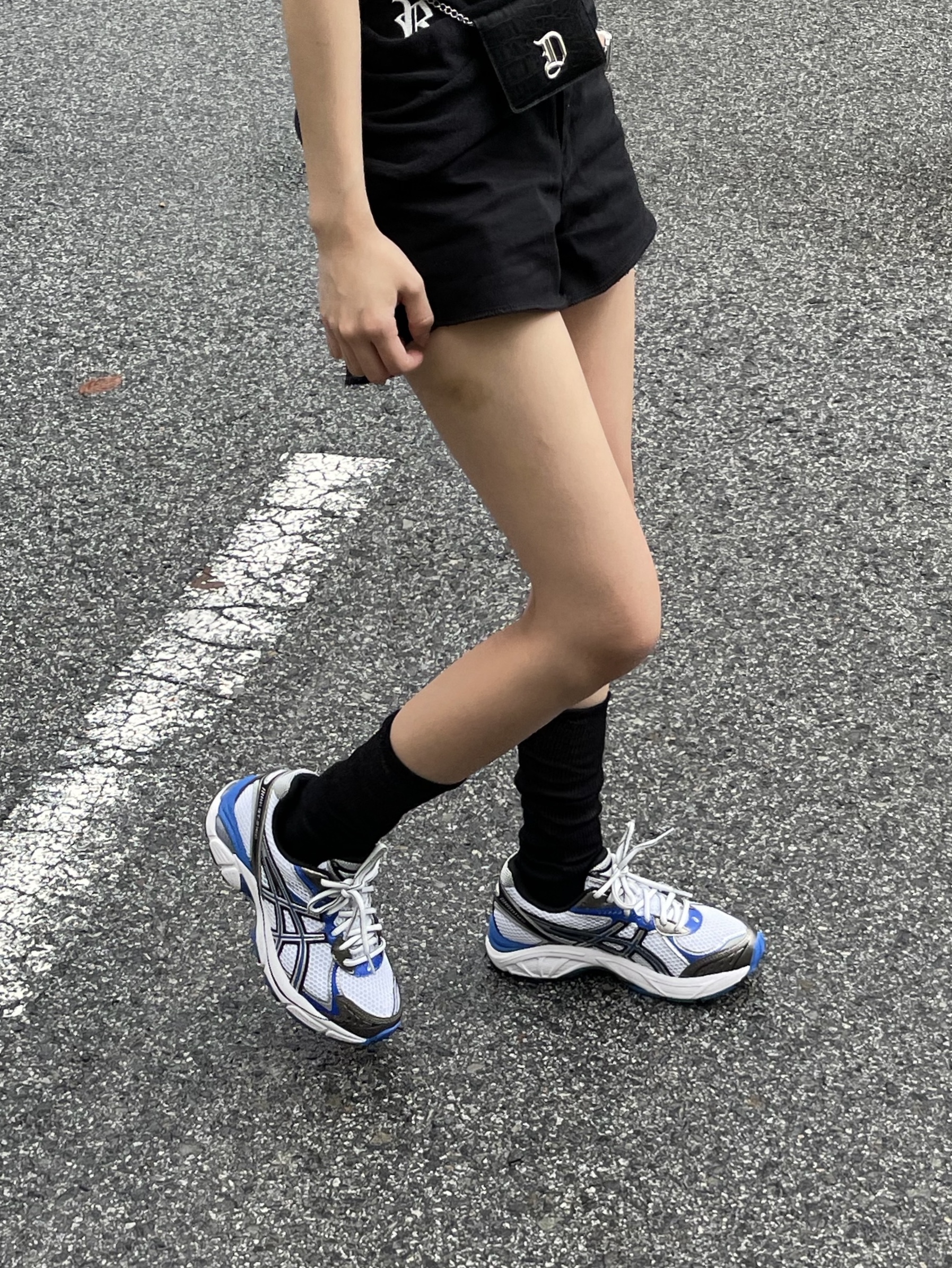 Asics GT-2160 White Illusion Blue 착용 스타일 - 1
