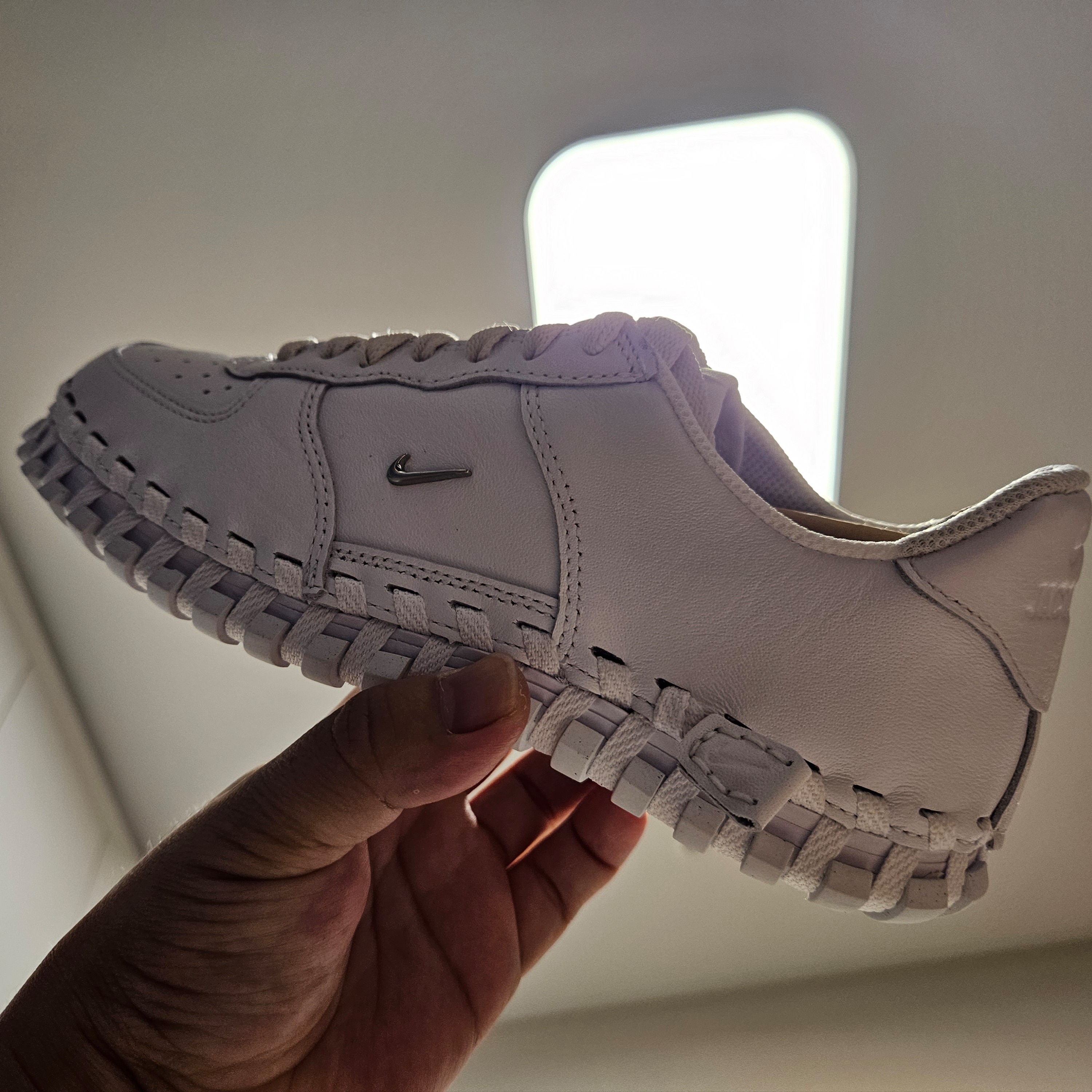 Nike x Jacquemus J Force 1 Low LX SP White 착용 스타일