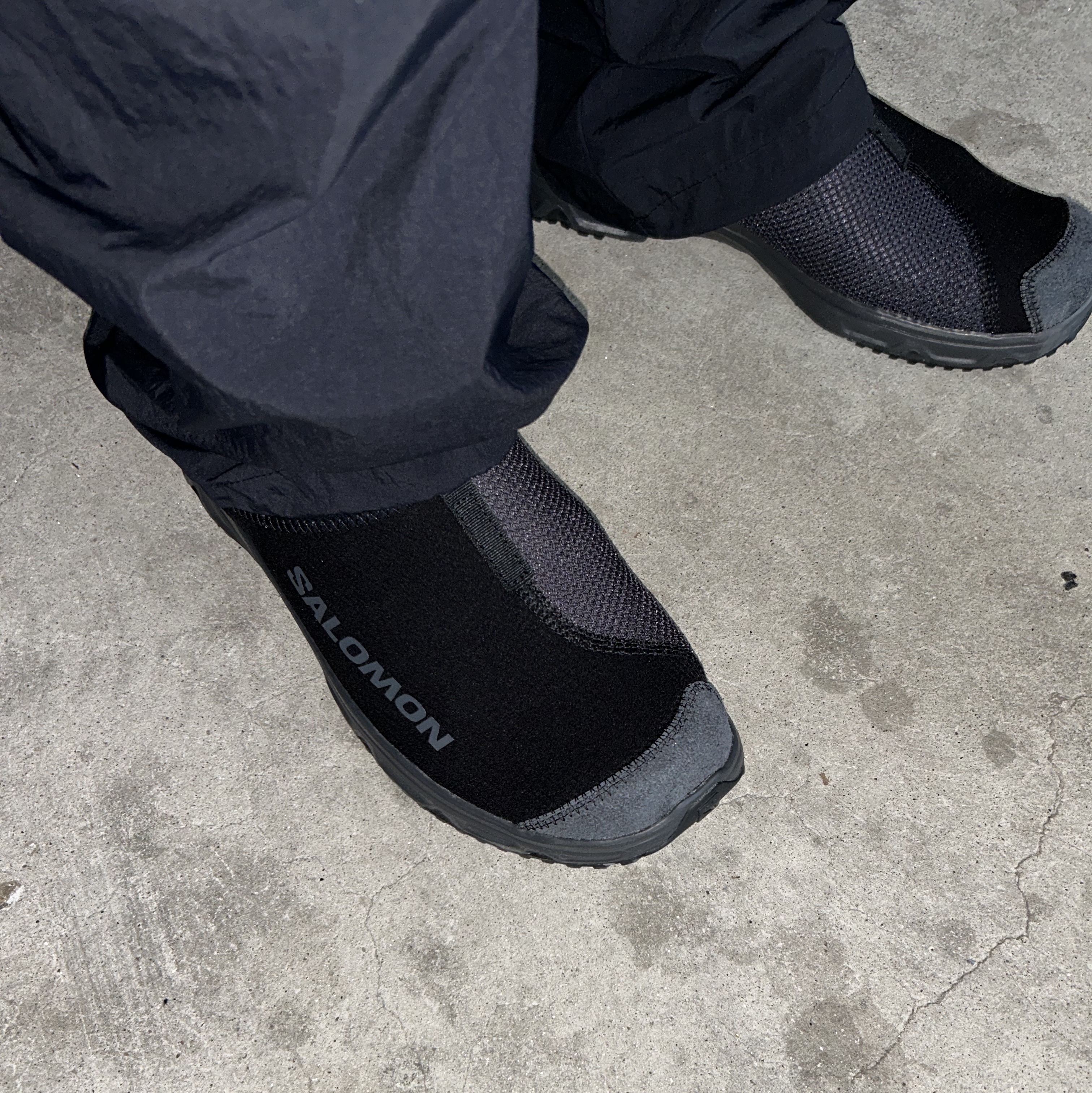 Salomon RX Slide 3.0 Black 착용 스타일