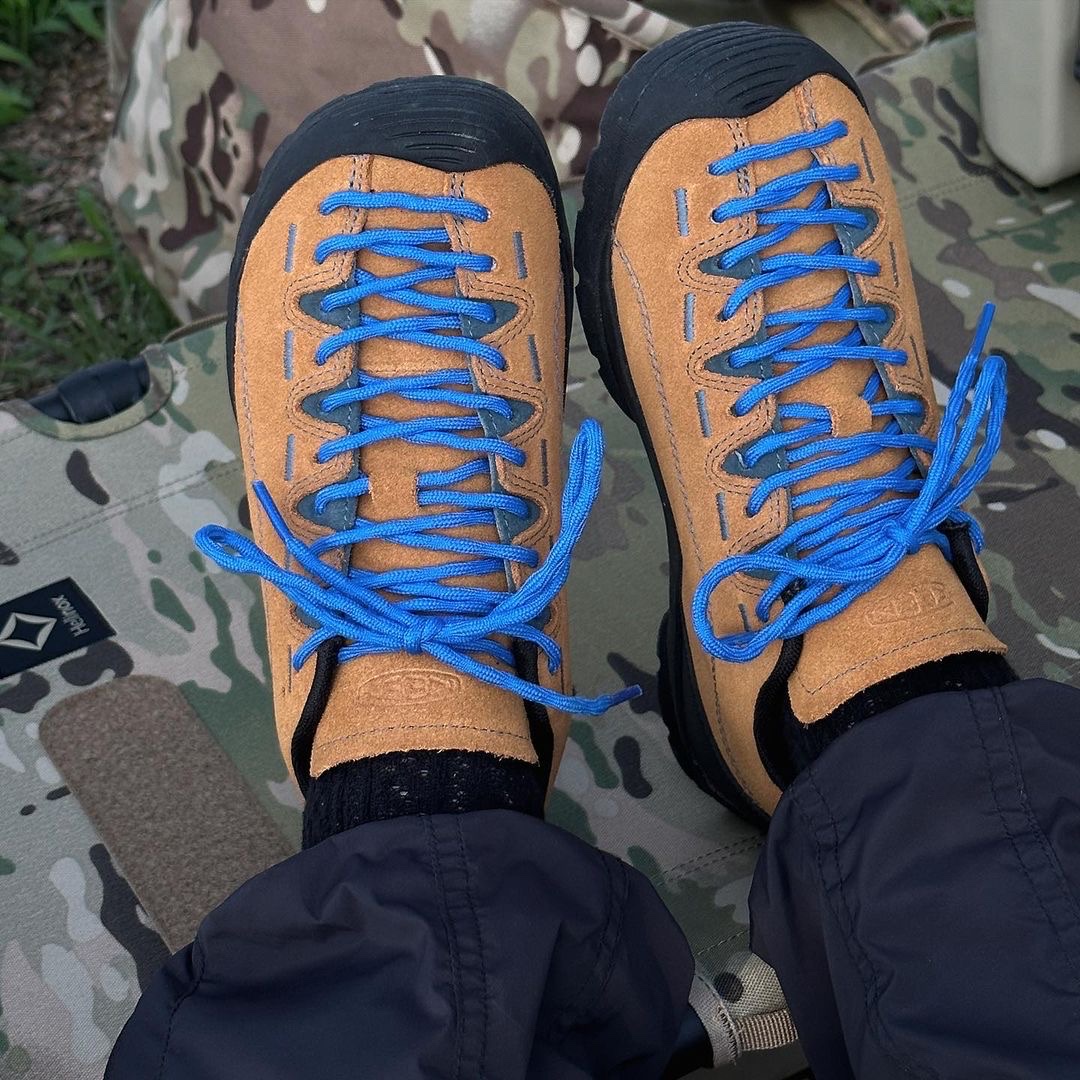 Keen Jasper Suede Sneakers Camel, (W) Keen Jasper Suede Sneakers Camel 착용 스타일