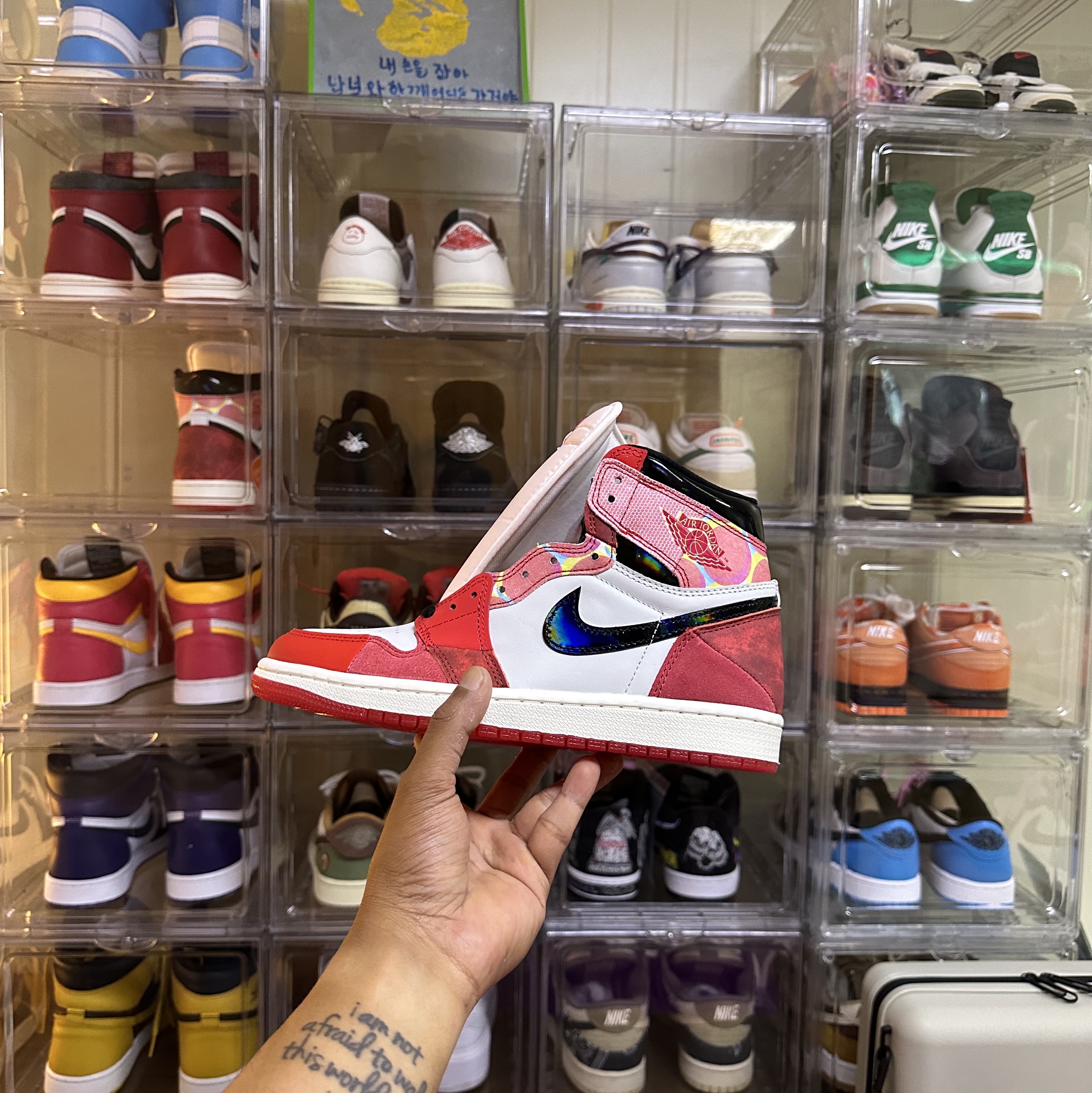 Jordan 1 Retro High Spider-Man Next Chapter 착용 스타일