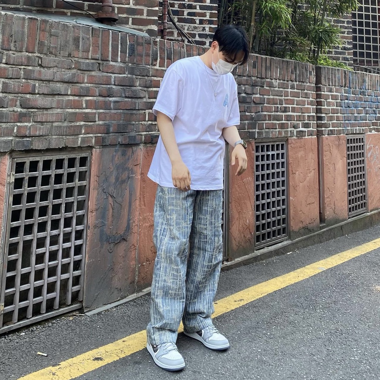 Jordan 1 x Dior Low OG 착용 스타일