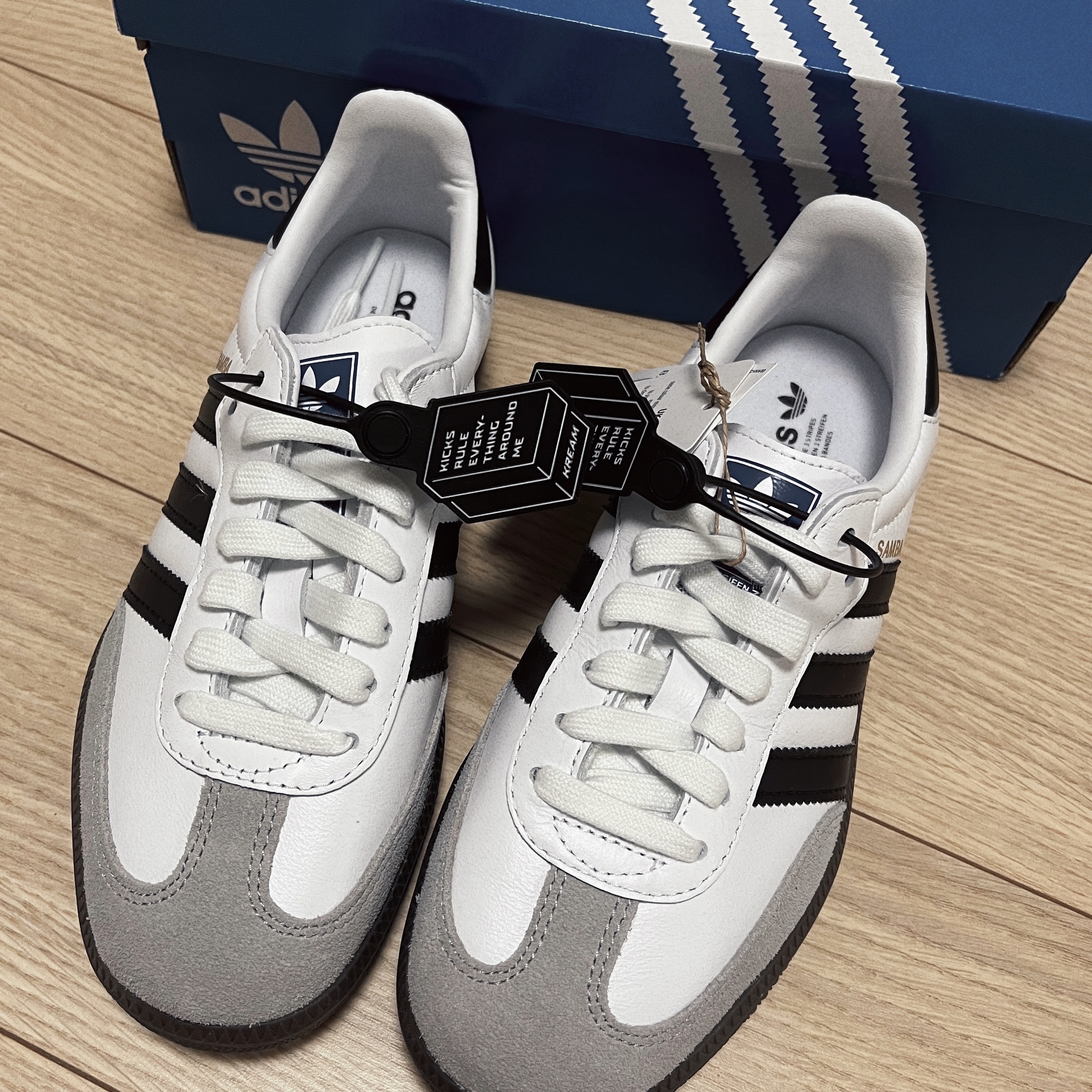 Adidas Samba OG Cloud White 착용 스타일