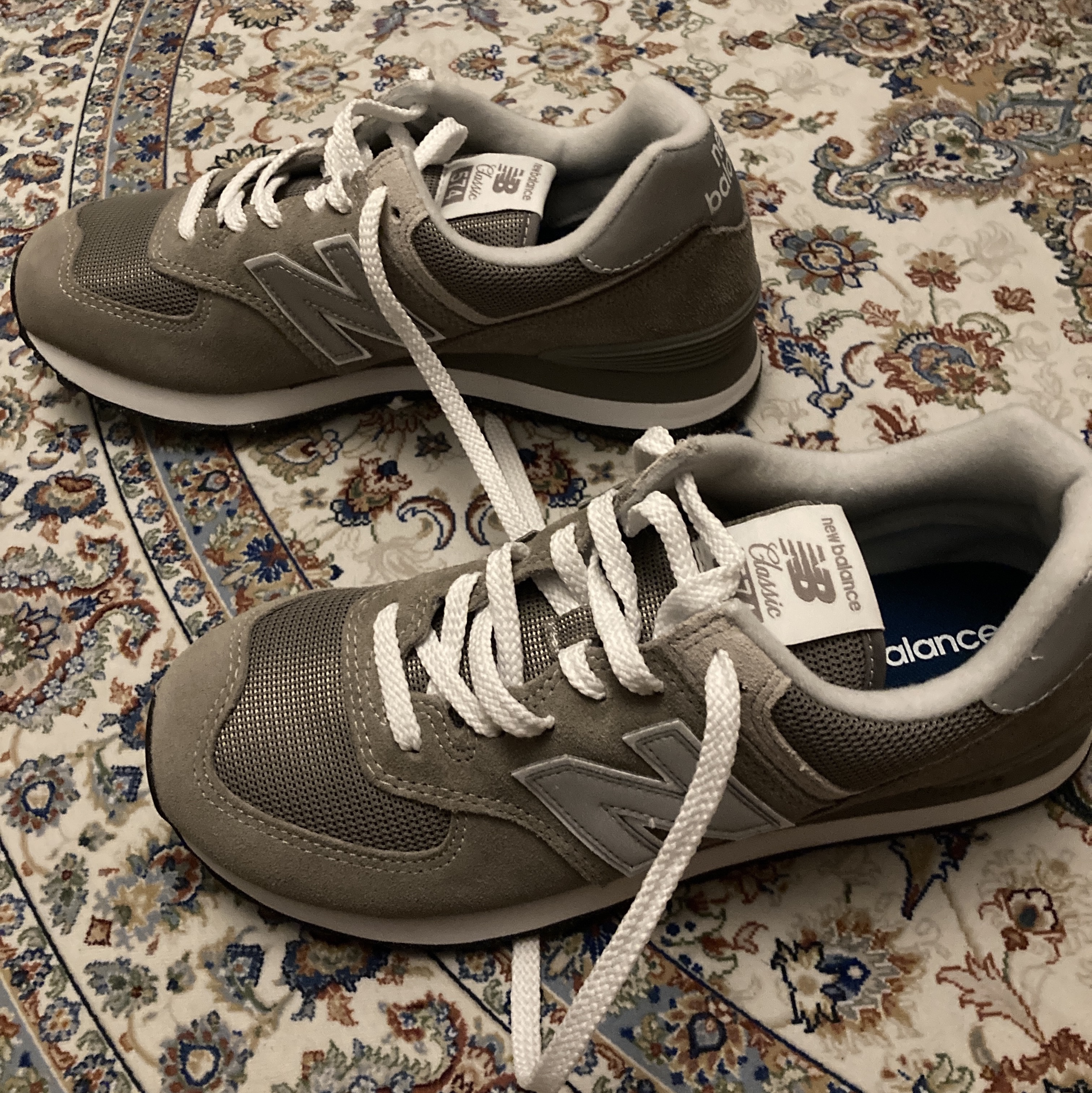 New Balance 574 Worn By Anyone Grey - D Standard 착용 스타일